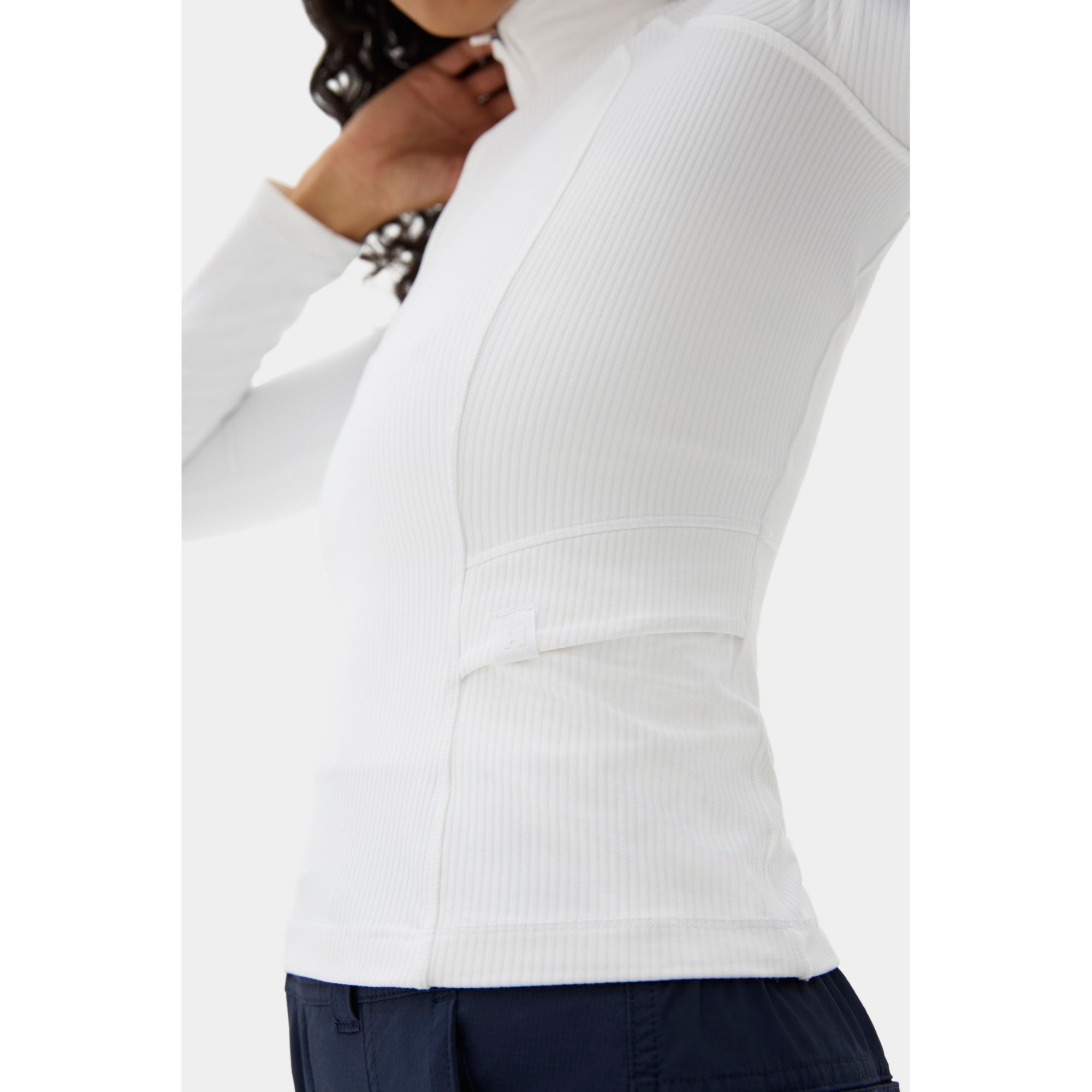 Halfdays Women's Julie Rib 1/4 Zip Top product image