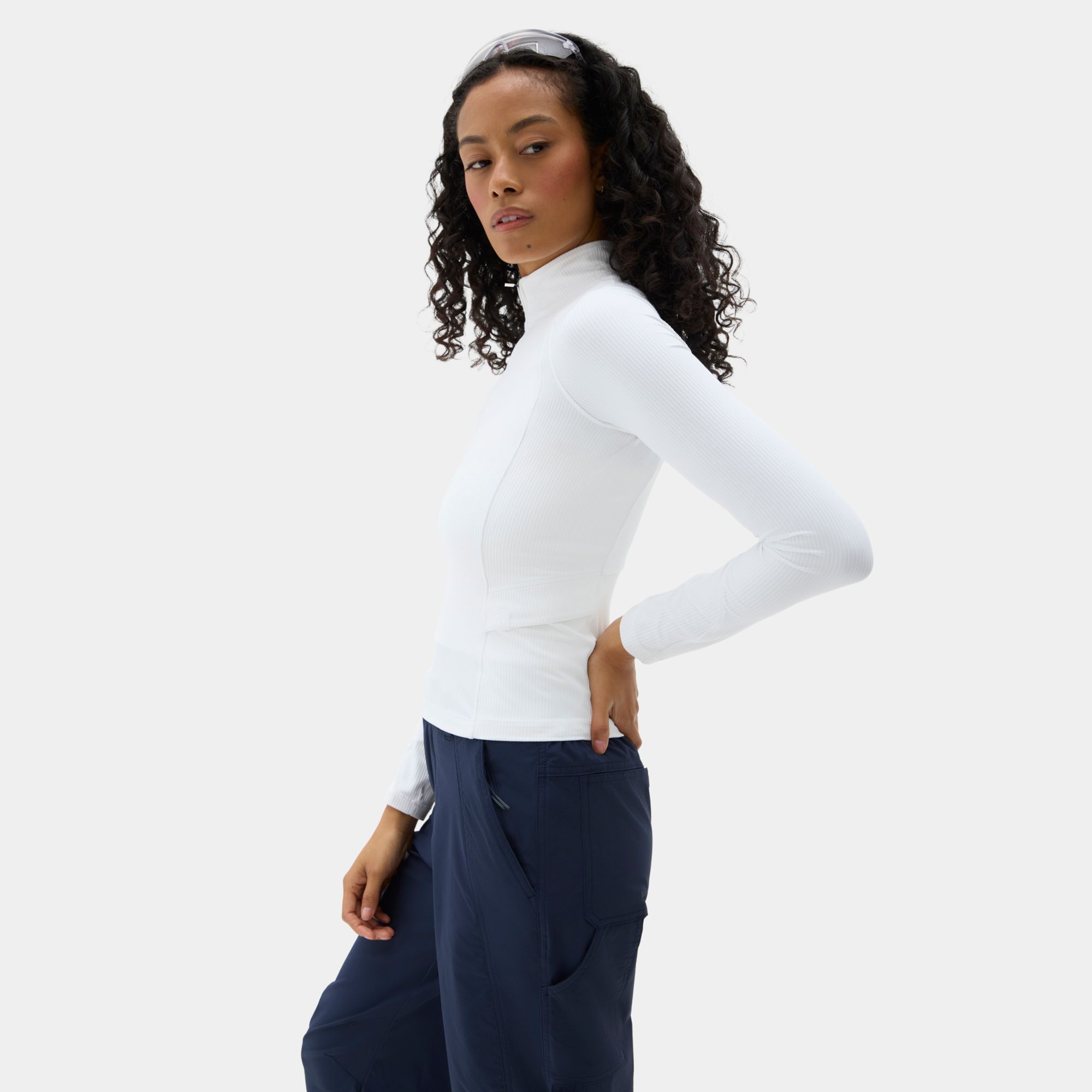 Halfdays Women's Julie Rib 1/4 Zip Top product image