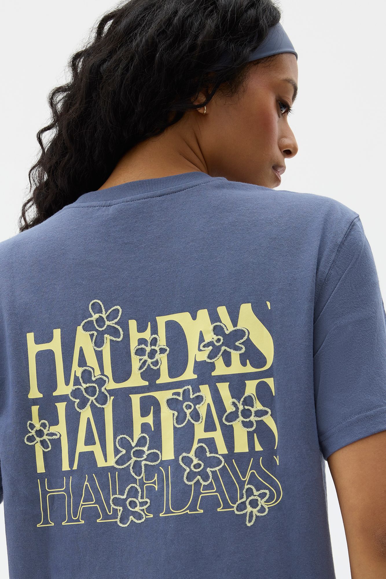 Halfdays Women's Oversized Graphic T-Shirt product image