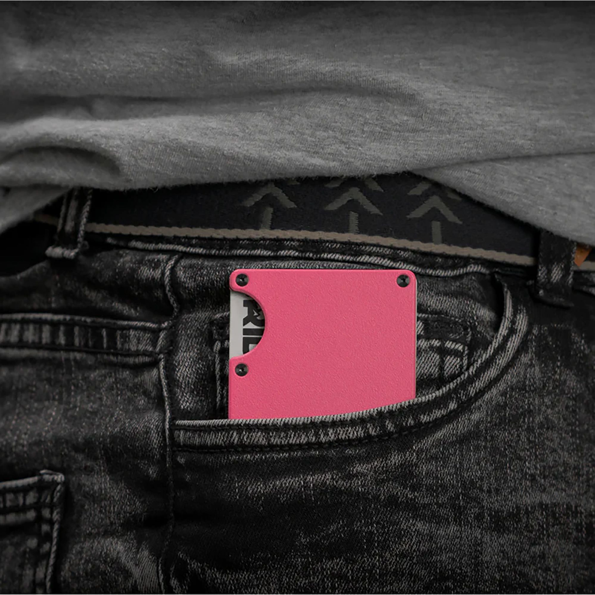Ridge Wallet Flamingo Pink Wallet with Cash Strap product image