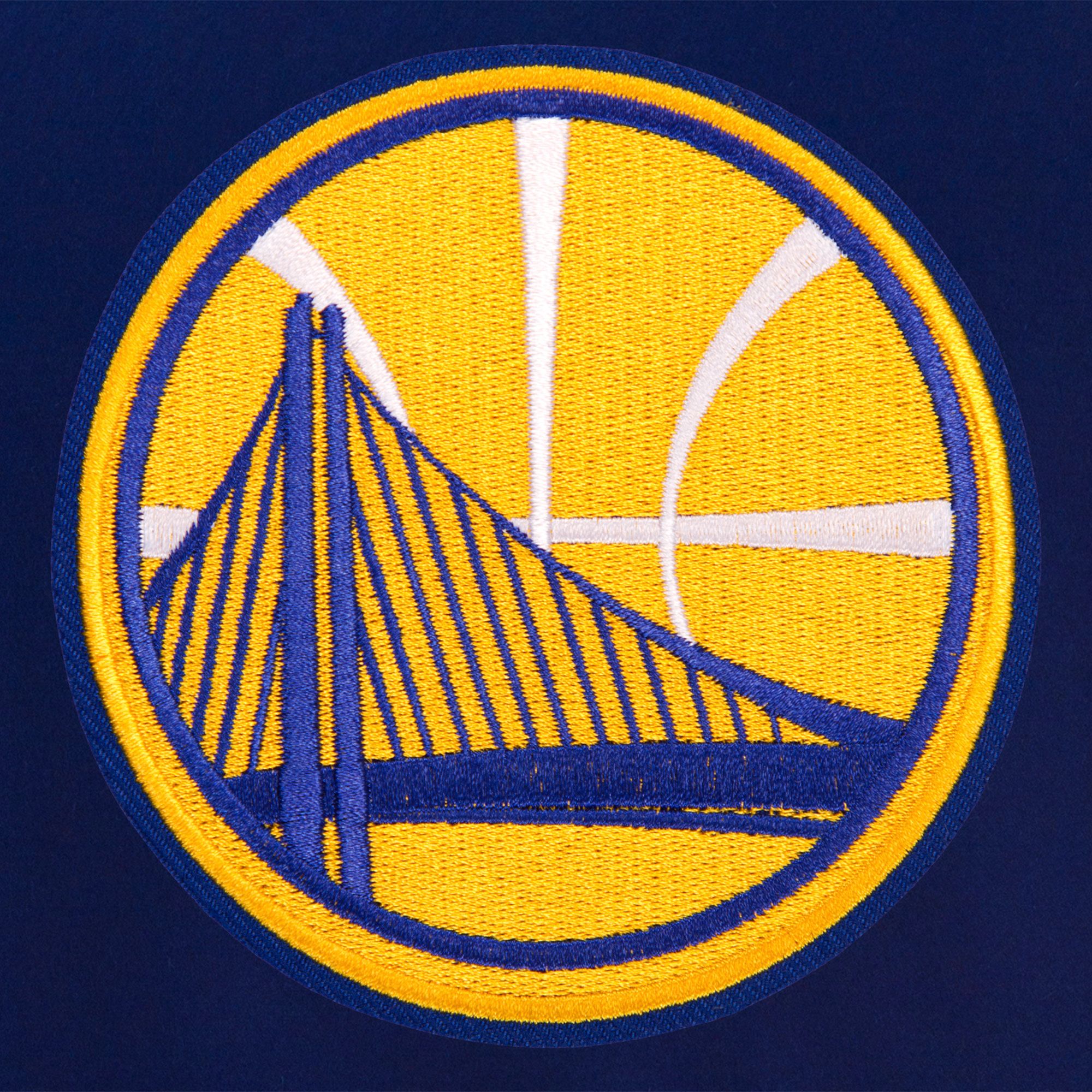 JH Design Men's Golden State Warriors Royal Reversible Wool Jacket product image