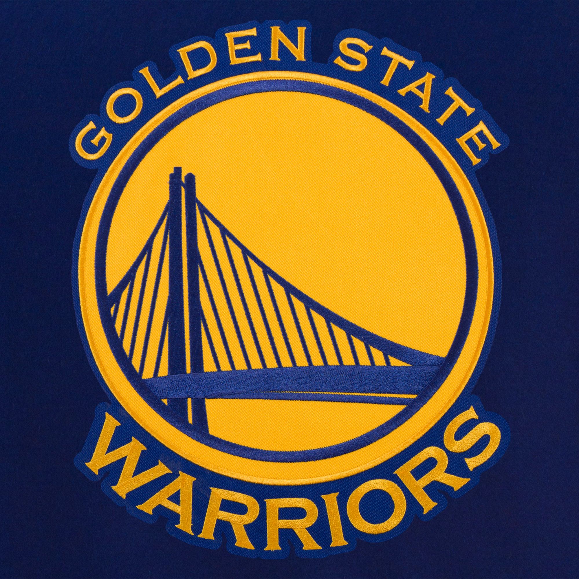 JH Design Men's Golden State Warriors Royal Reversible Wool Jacket product image