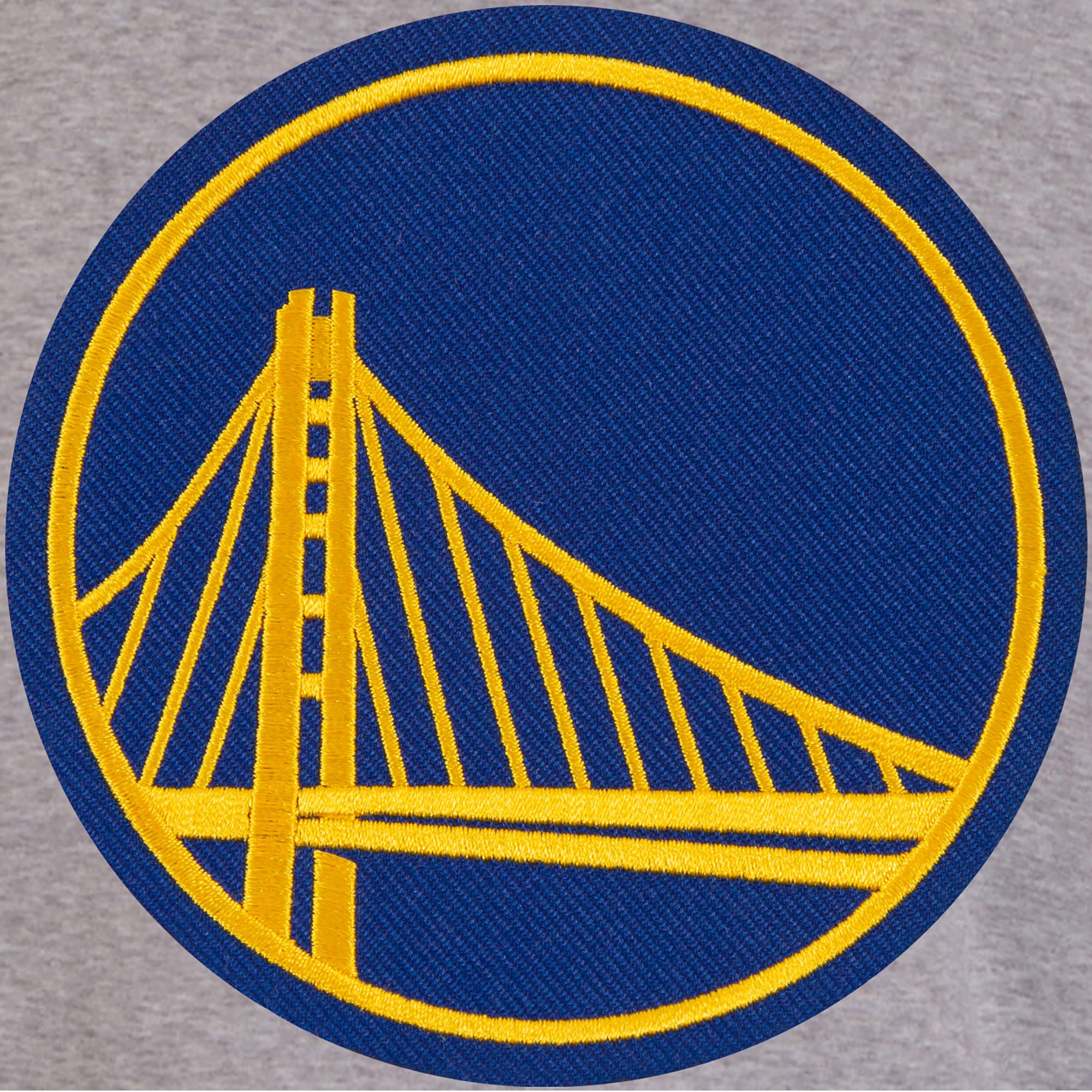 JH Design Men's Golden State Warriors Grey Reversible Fleece Jacket product image