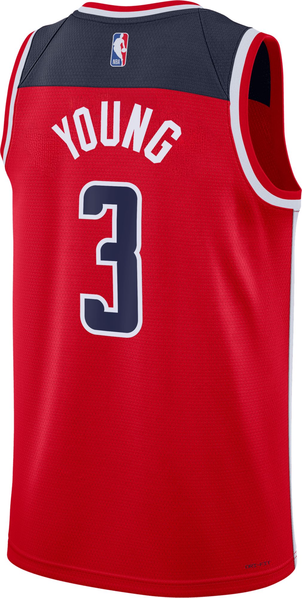 Nike Adult Washington Wizards Trae Young #3 Red Swingman Icon Jersey product image