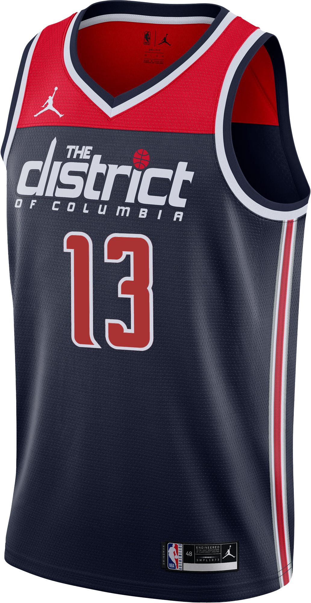 Jordan Youth Washington Wizards Jordan Poole #13 Swingman Statement Jersey product image