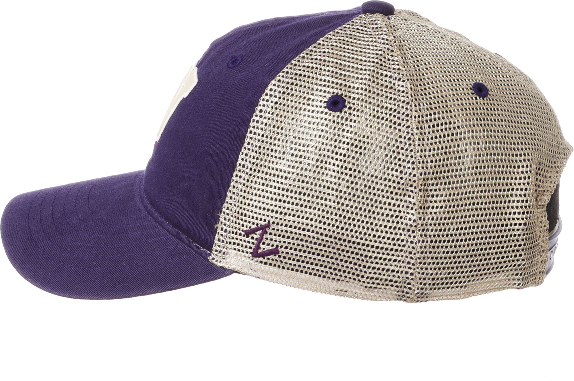 Zephyr Men's Washington Huskies Purple Hawthorne Adjustable Trucker Hat product image