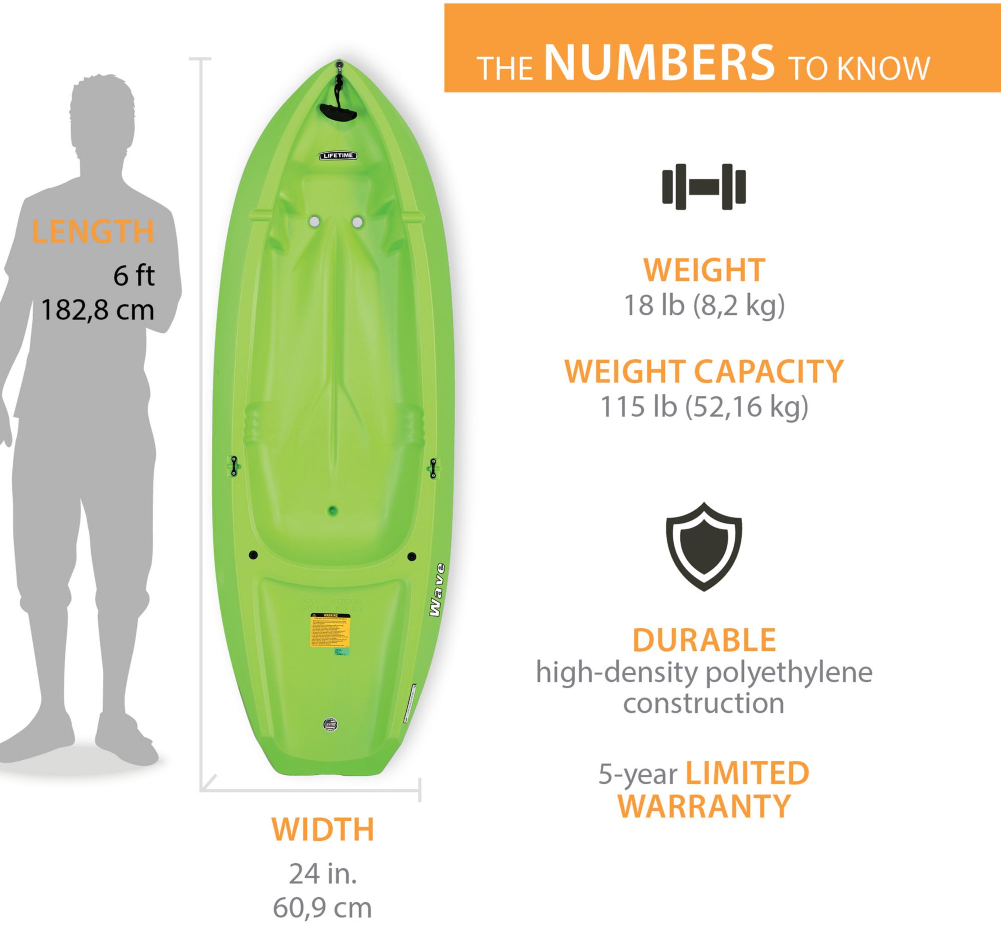 Lifetime Youth Wave Kayak with Paddle Package product image