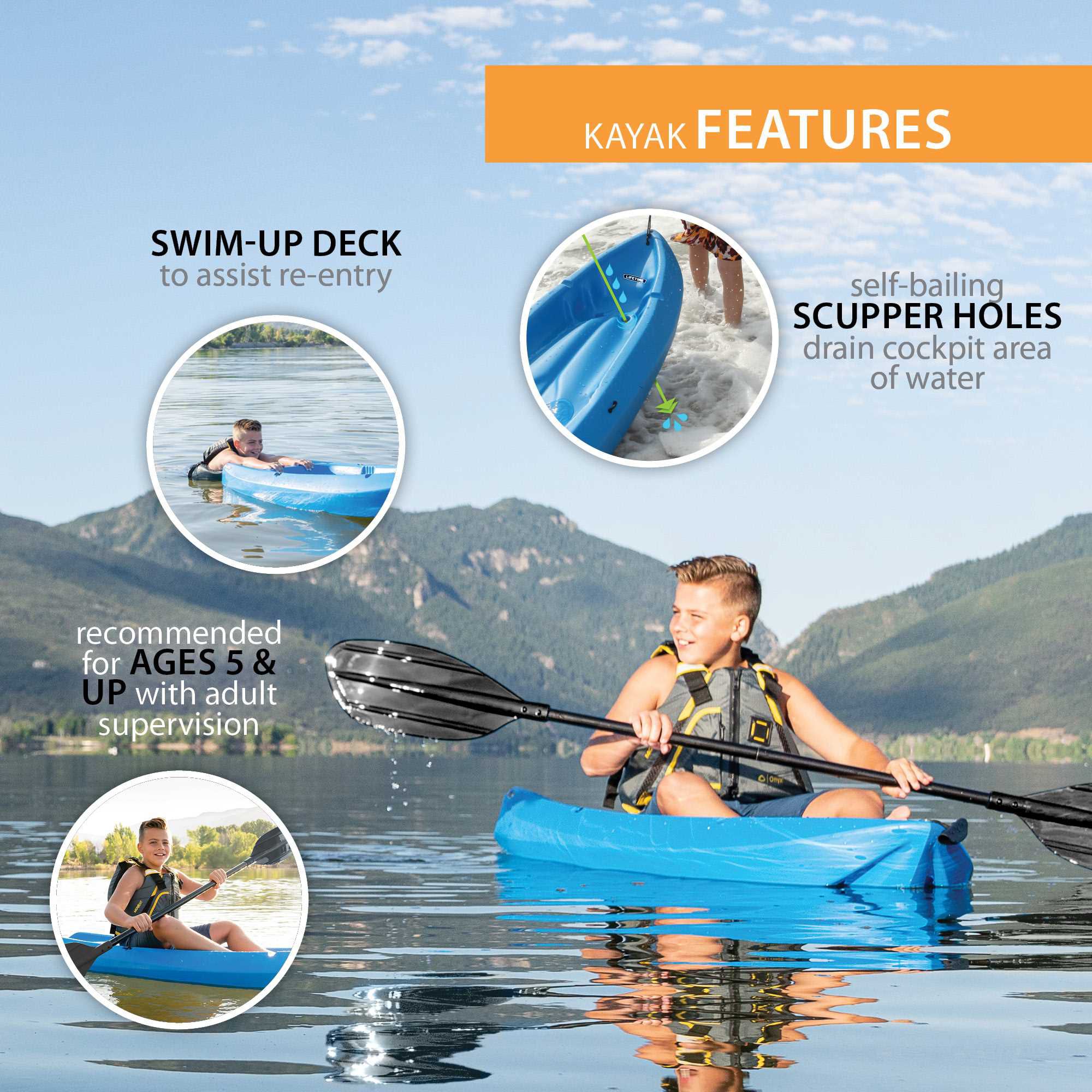 Lifetime Youth Wave Kayak with Paddle Package product image