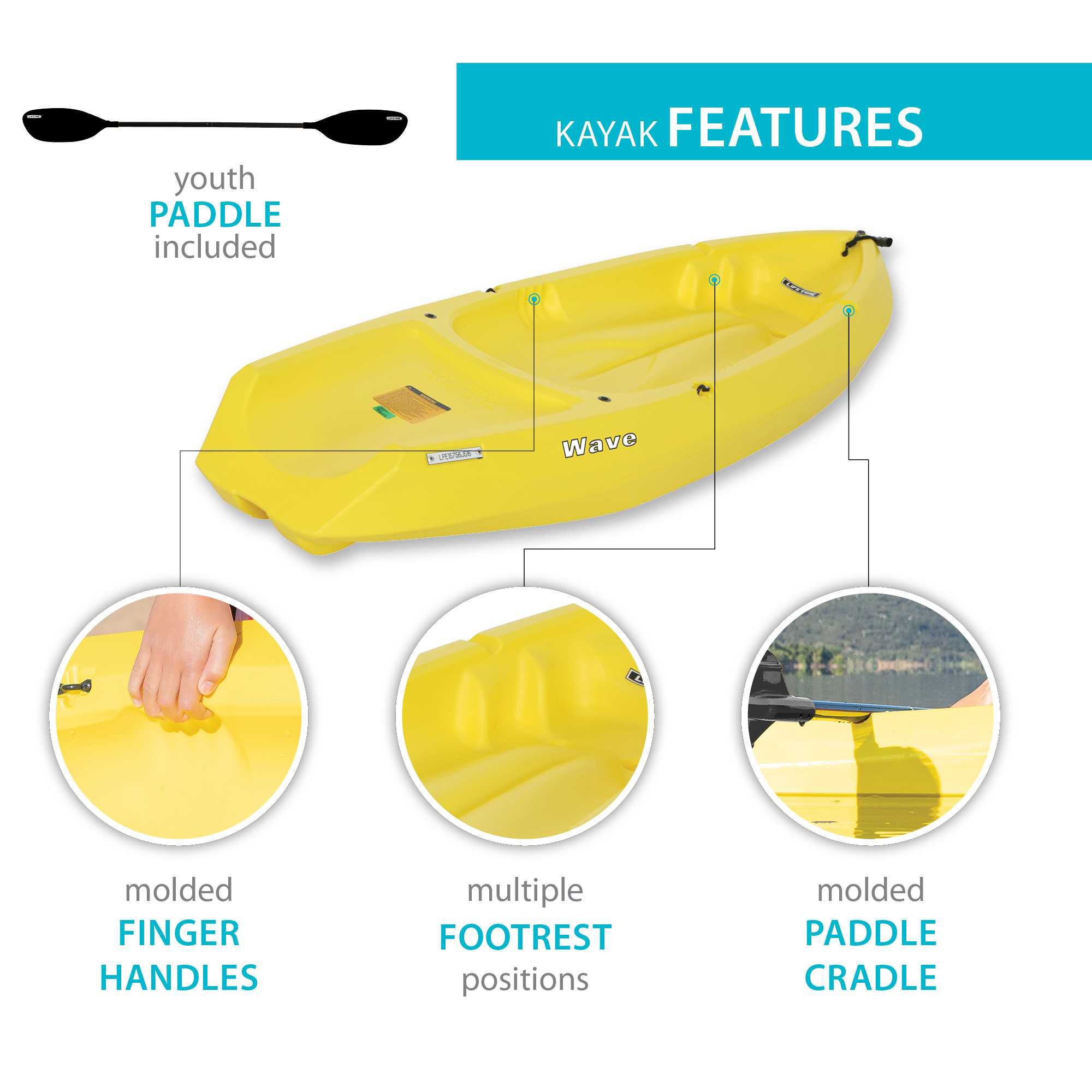 Lifetime Youth Wave Kayak with Paddle Package product image