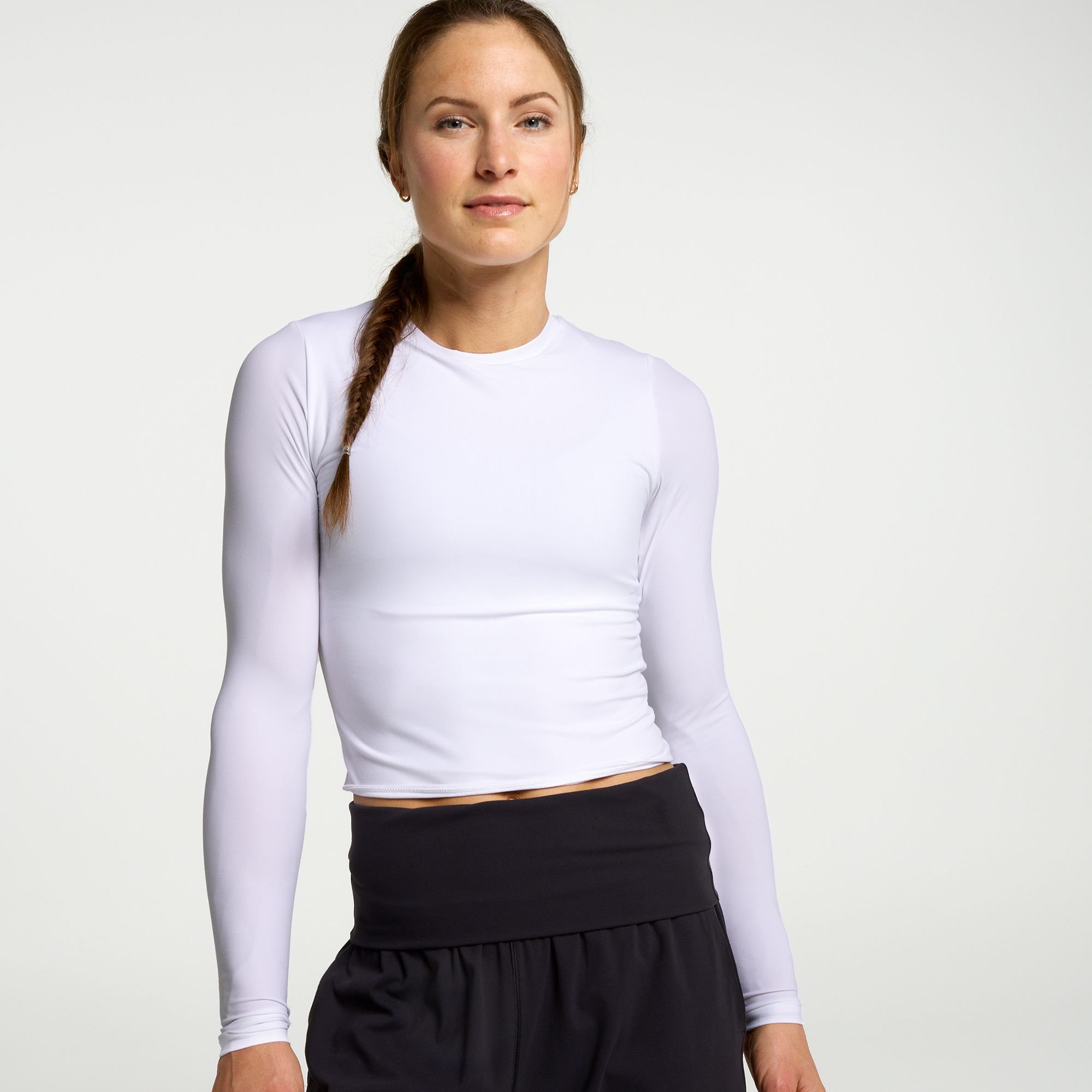 CALIA Women's Inspire Long Sleeve Crop Shirt product image