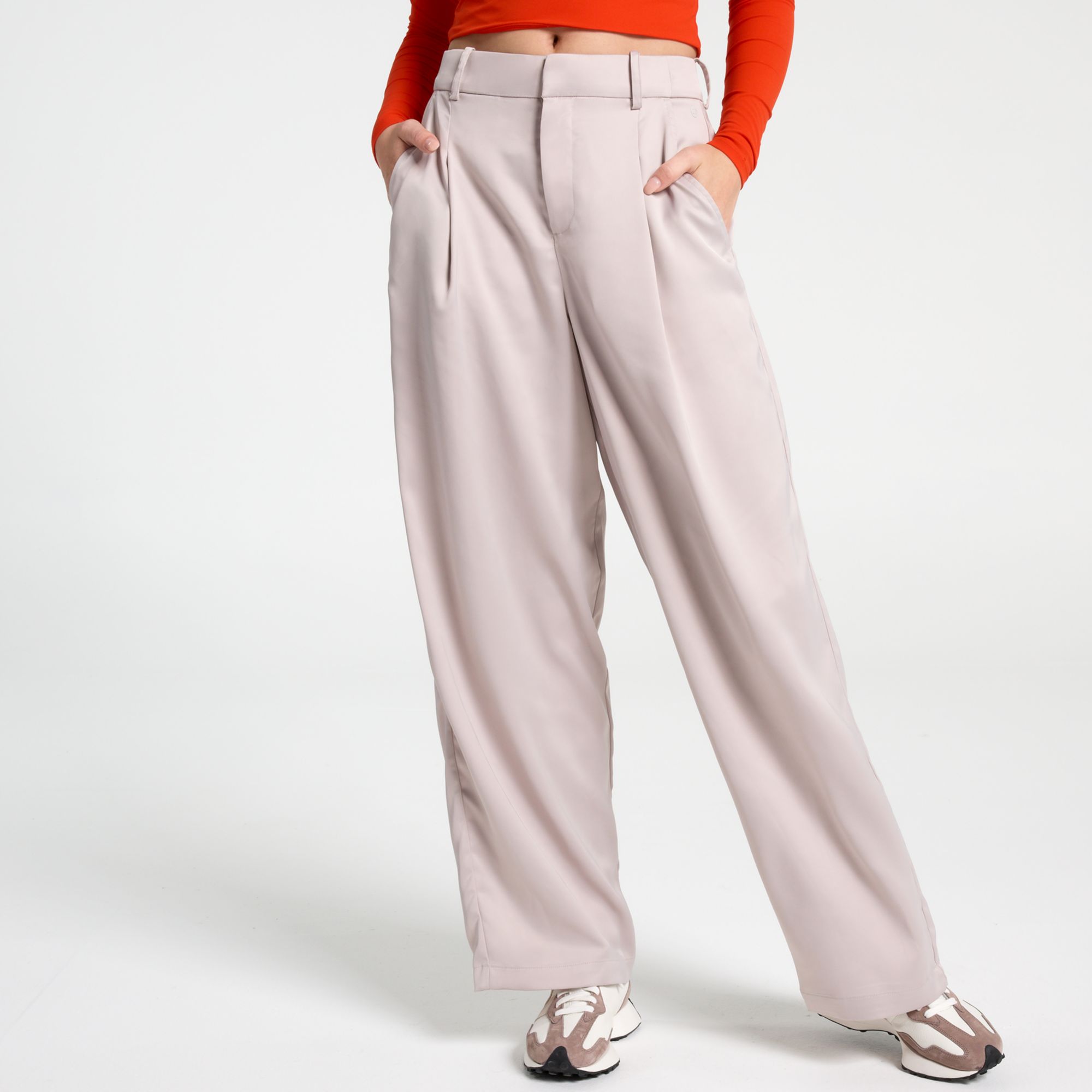 CALIA Women's Effortless TrueFlex Satin Wide Leg Pant product image