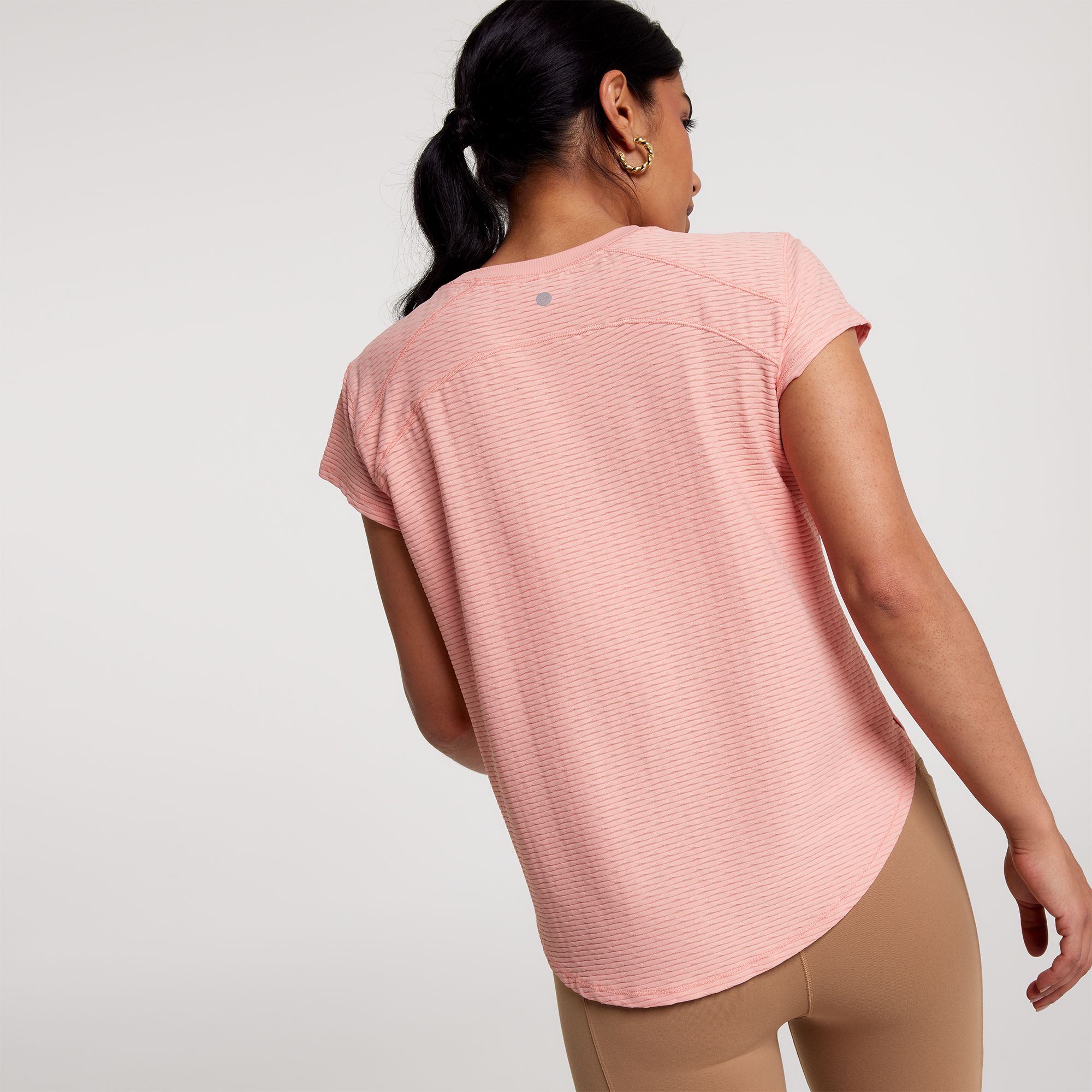 CALIA Women's Renew Twisted Mesh Short Sleeve Tee product image