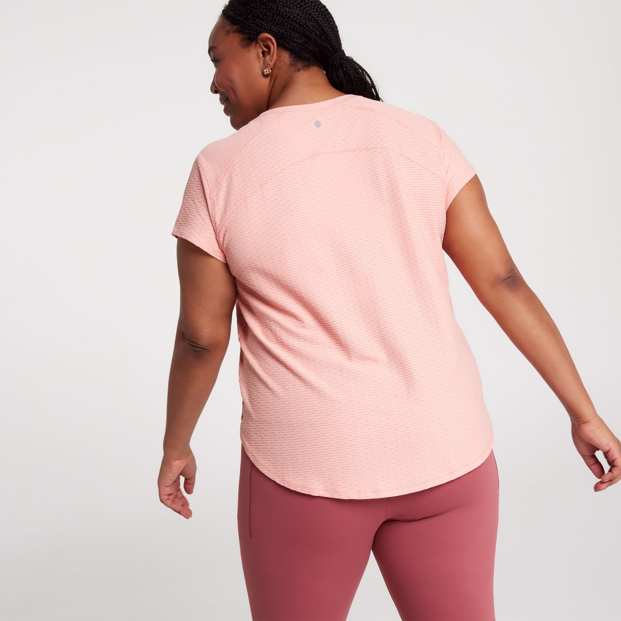 CALIA Women's Renew Twisted Mesh Short Sleeve Tee product image