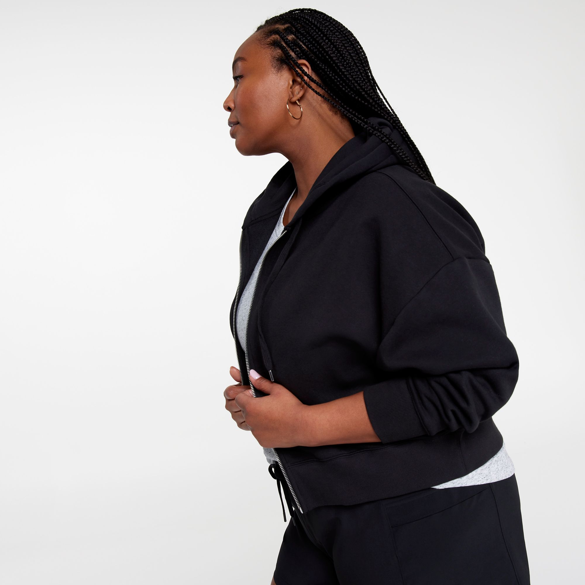CALIA Women's Cropped Zip Hoodie product image