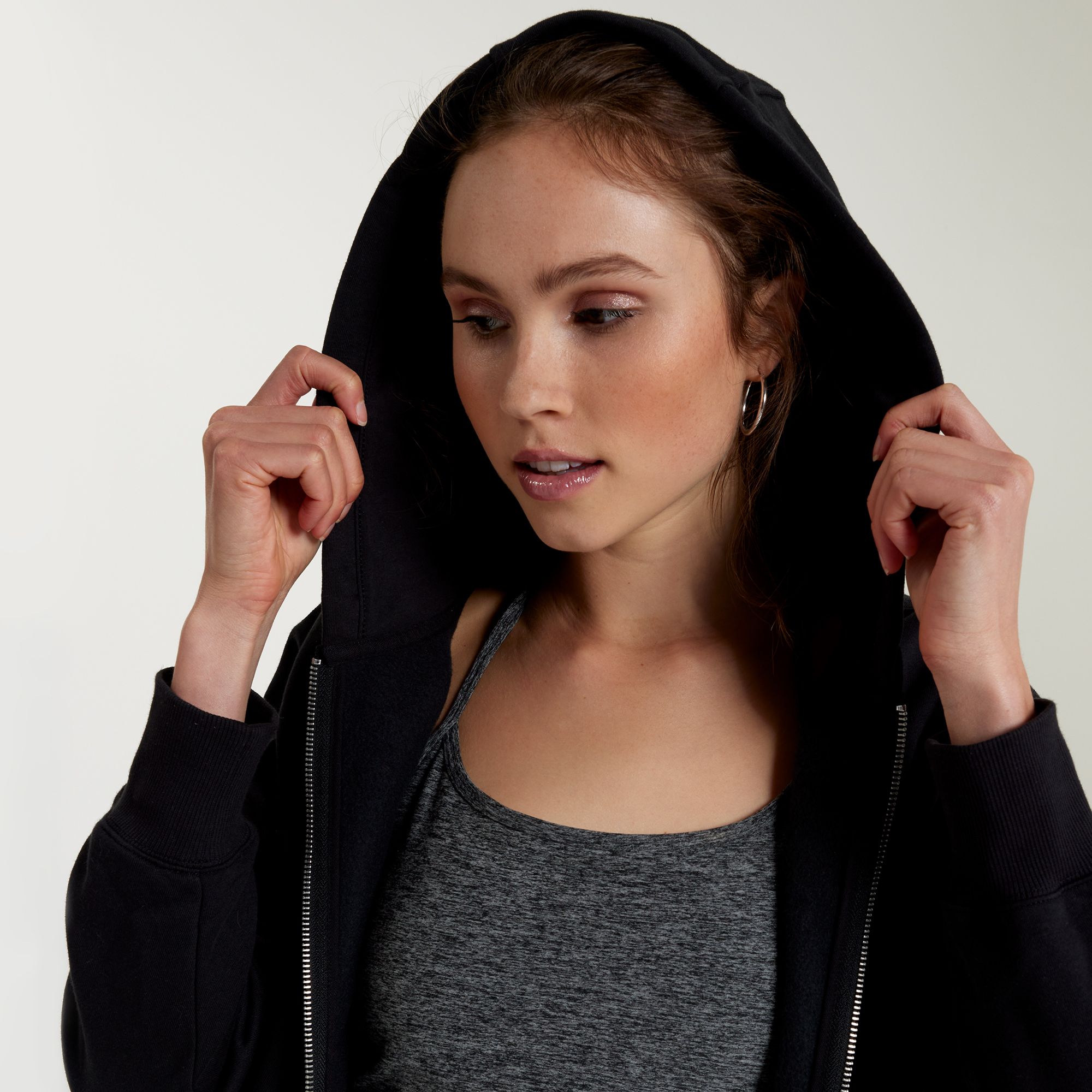 CALIA Women's Cropped Zip Hoodie product image