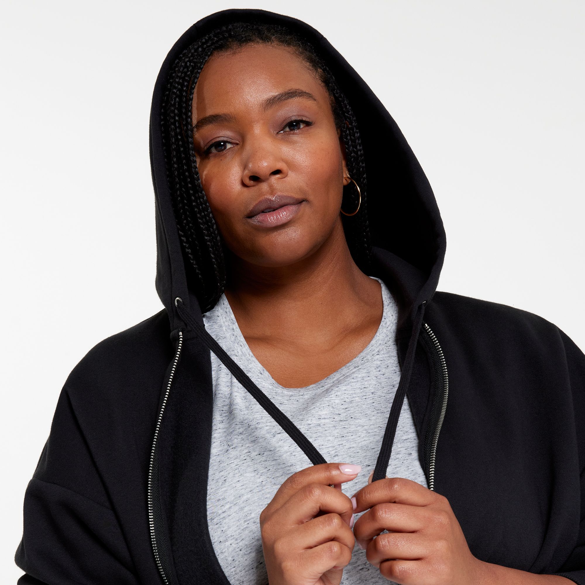 CALIA Women's Cropped Zip Hoodie product image