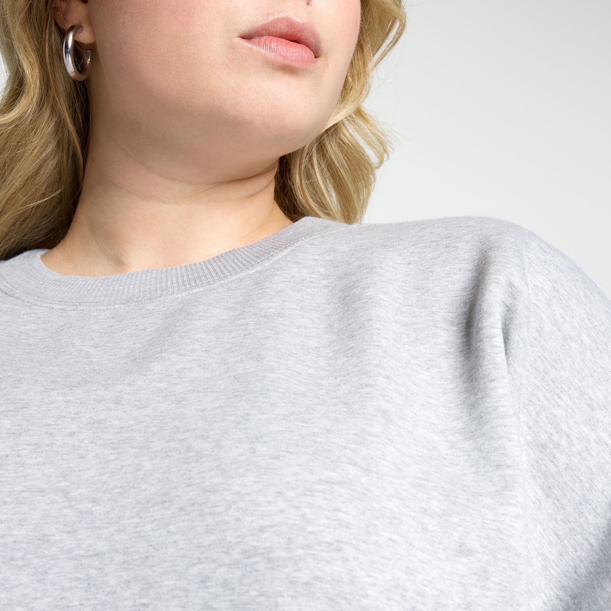 CALIA Women's Soft Scuba Brushed Fleece Crew Sweatshirt product image