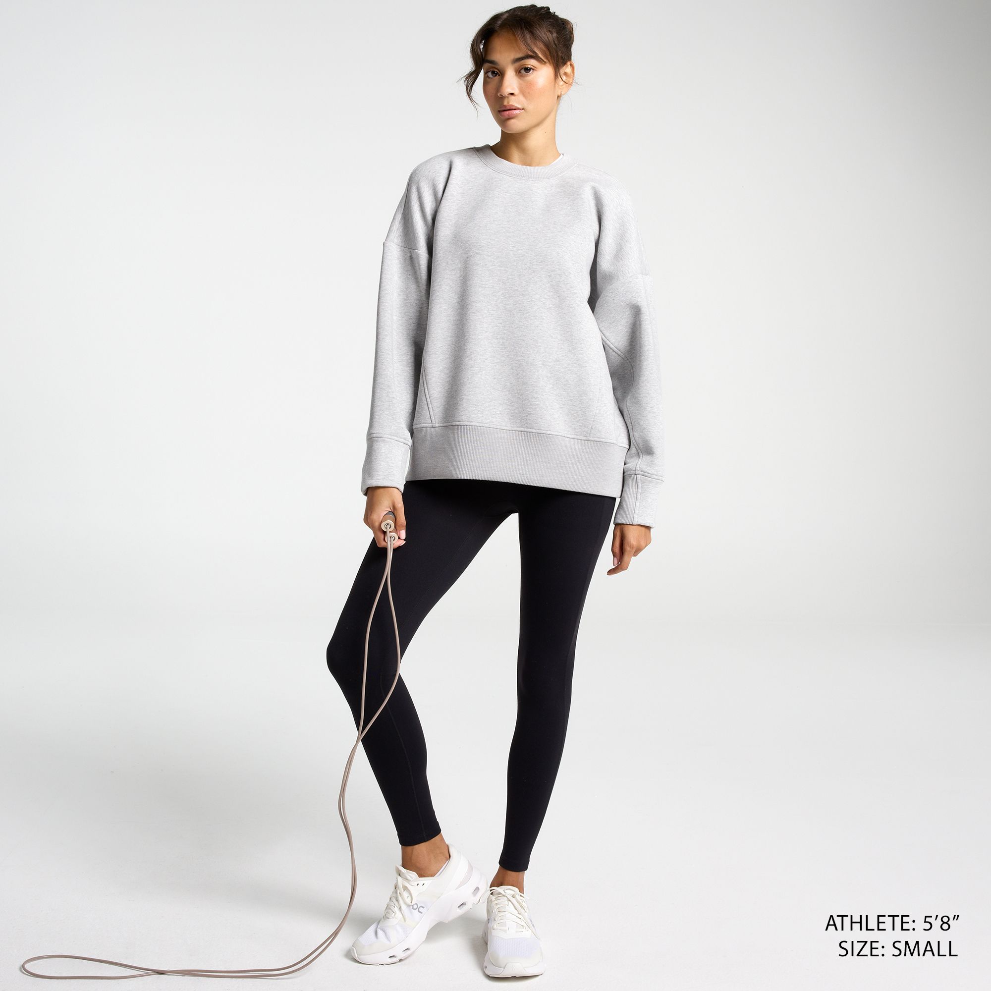 CALIA Women's Soft Scuba Brushed Fleece Crew Sweatshirt product image