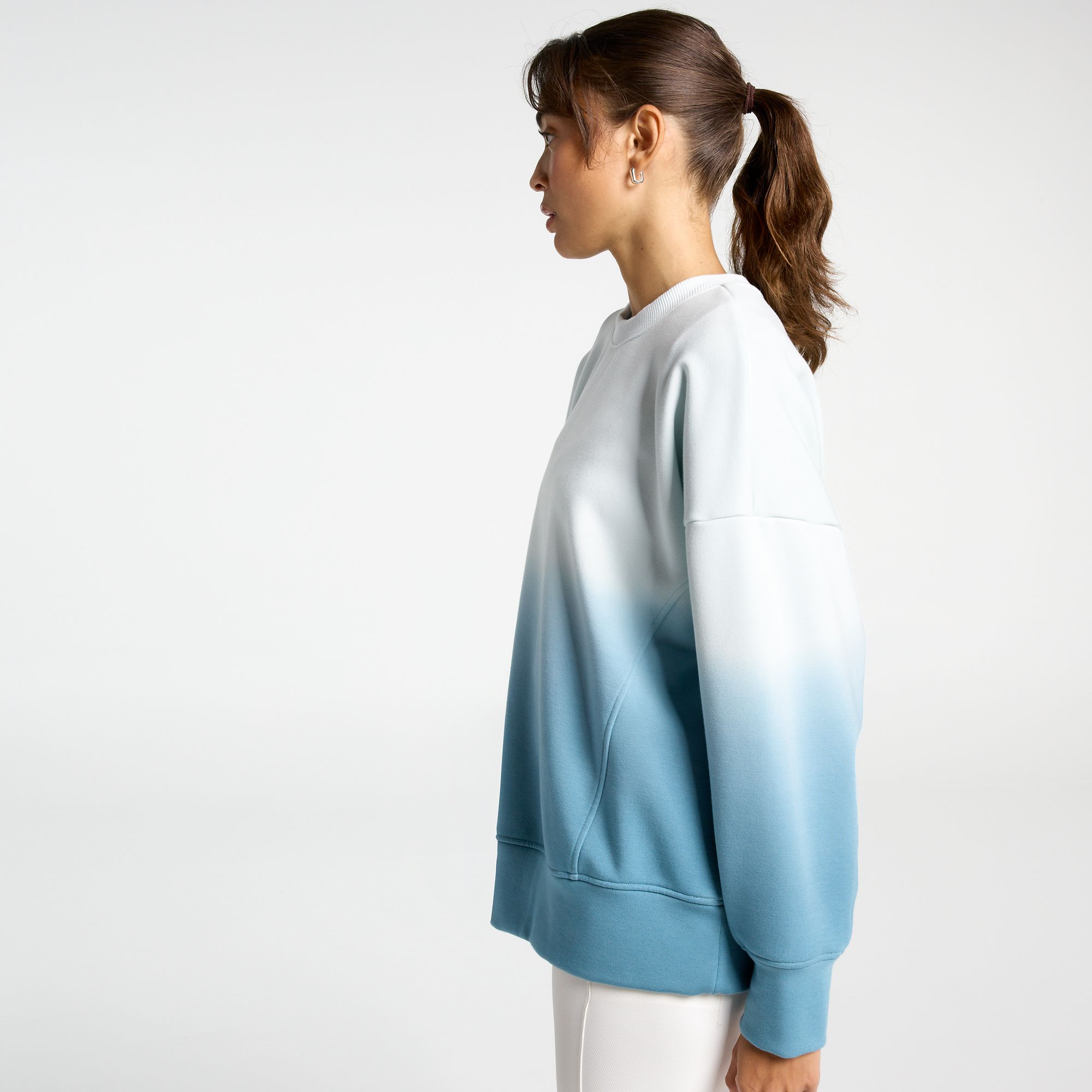 CALIA Women's Soft Scuba Brushed Fleece Crew Sweatshirt product image