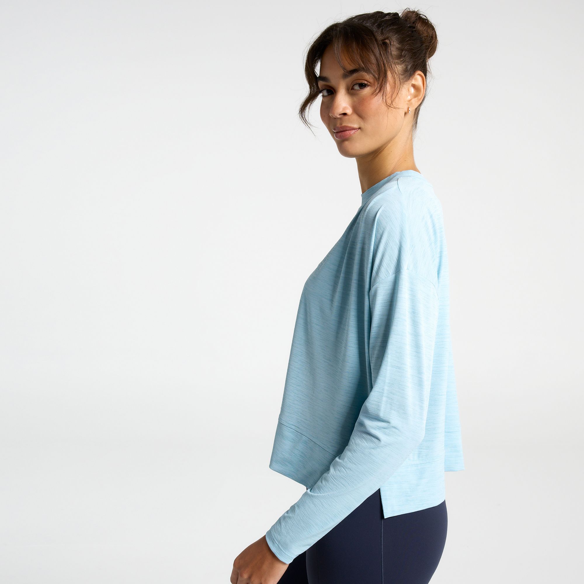 CALIA Women's Pleat Shoulder Long Sleeve Shirt product image