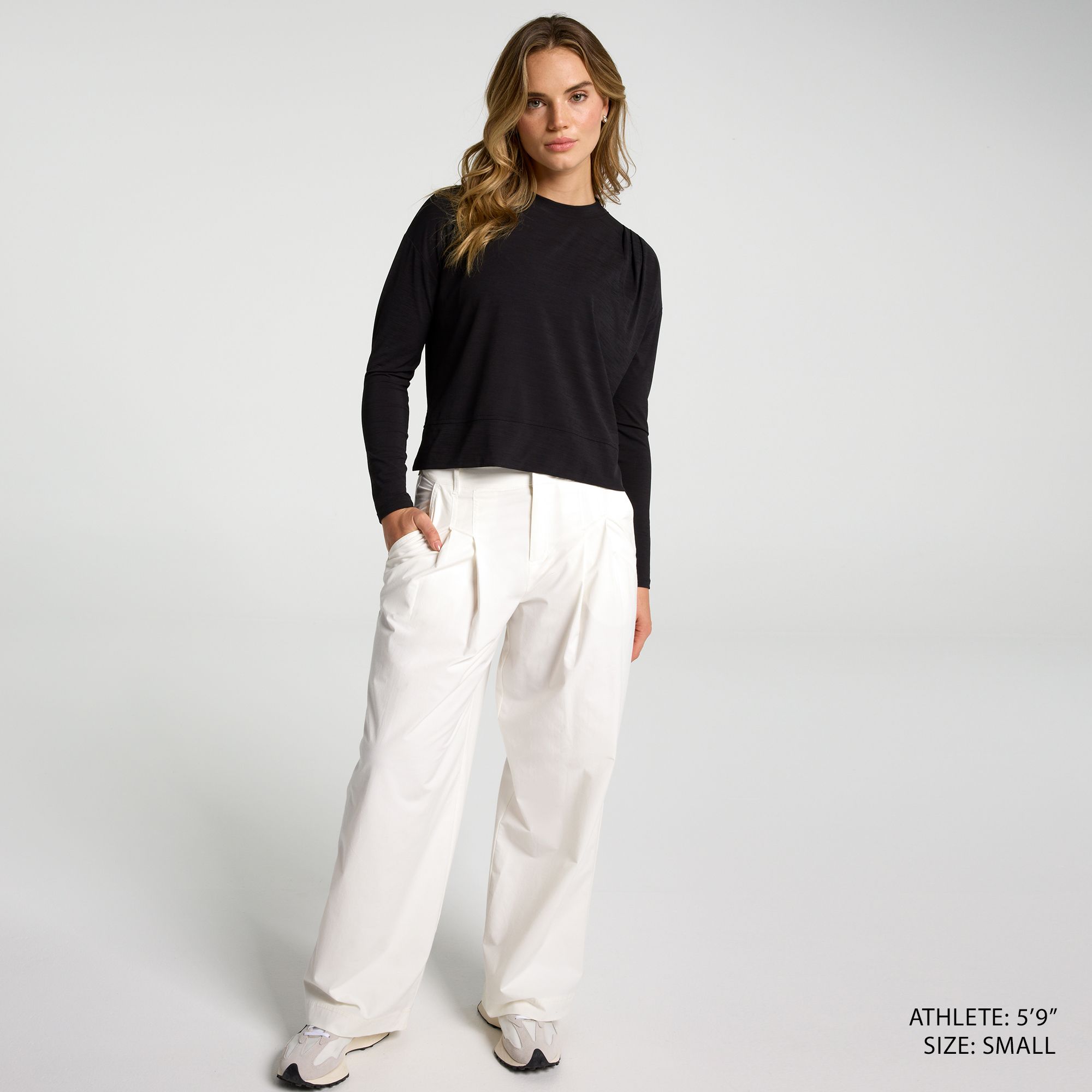 CALIA Women's Pleat Shoulder Long Sleeve Shirt product image