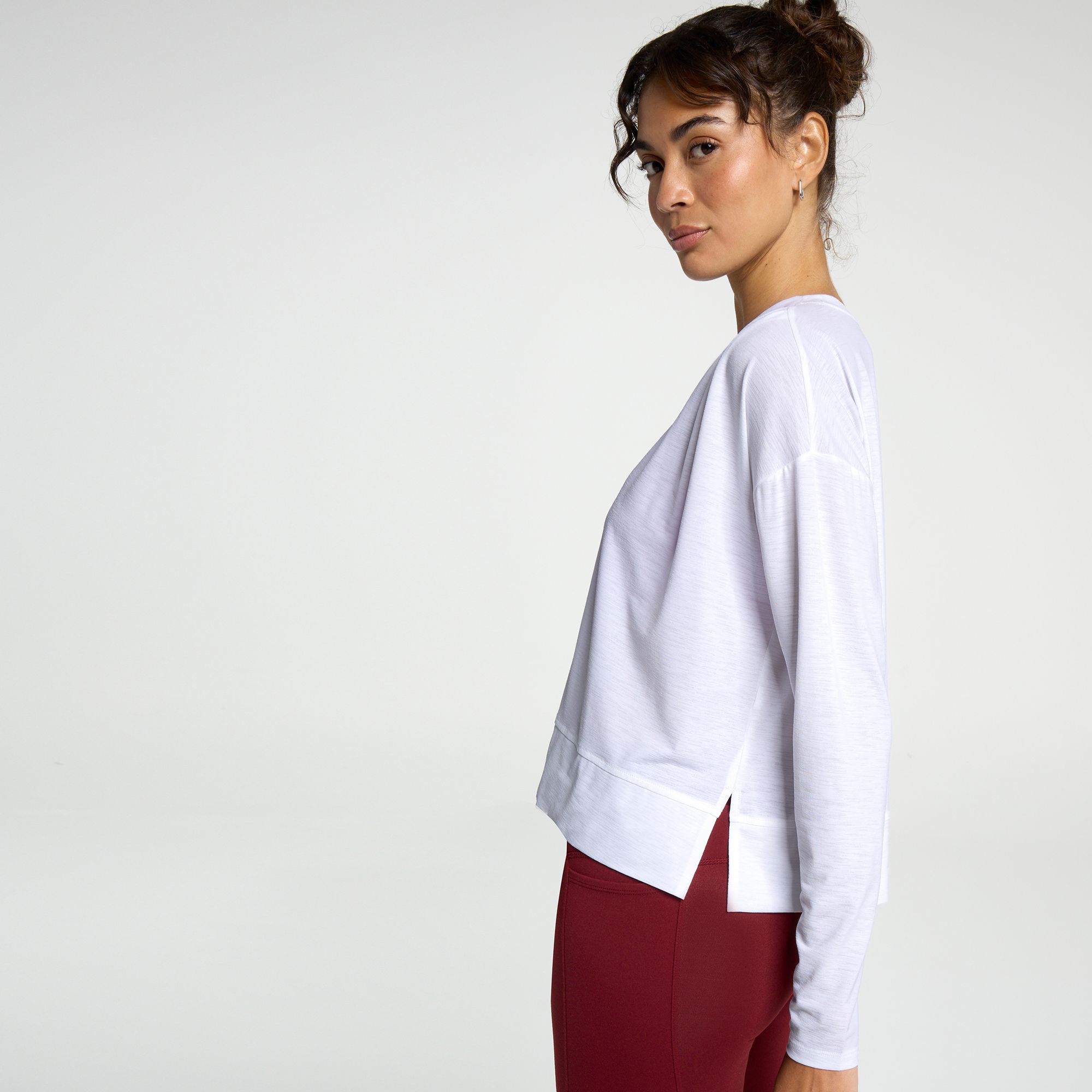 CALIA Women's Pleat Shoulder Long Sleeve Shirt product image