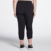CALIA Women's Plus Size Journey Ruched Cropped Pant product image