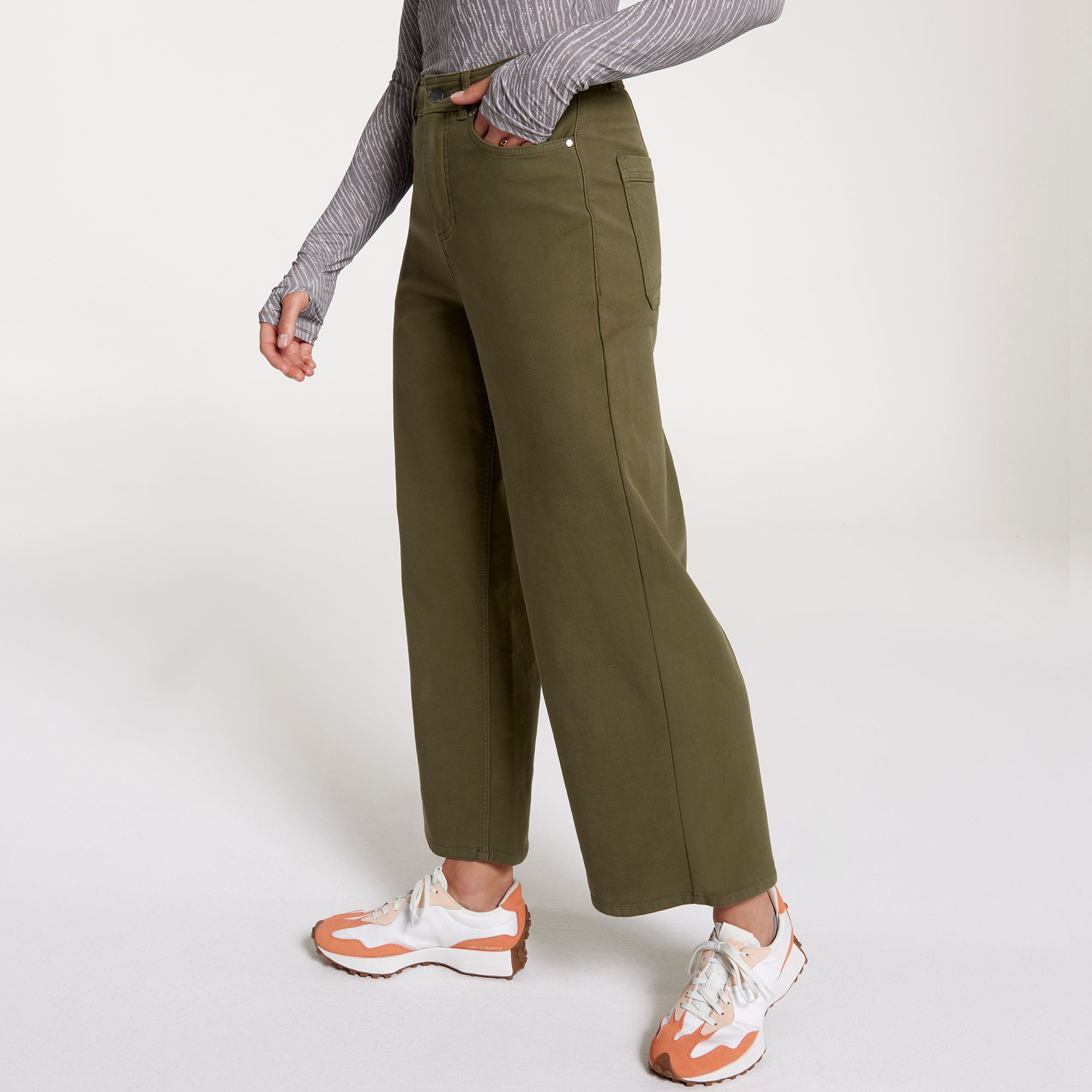 CALIA Women's High Rise Kickback Wide Leg Pant product image