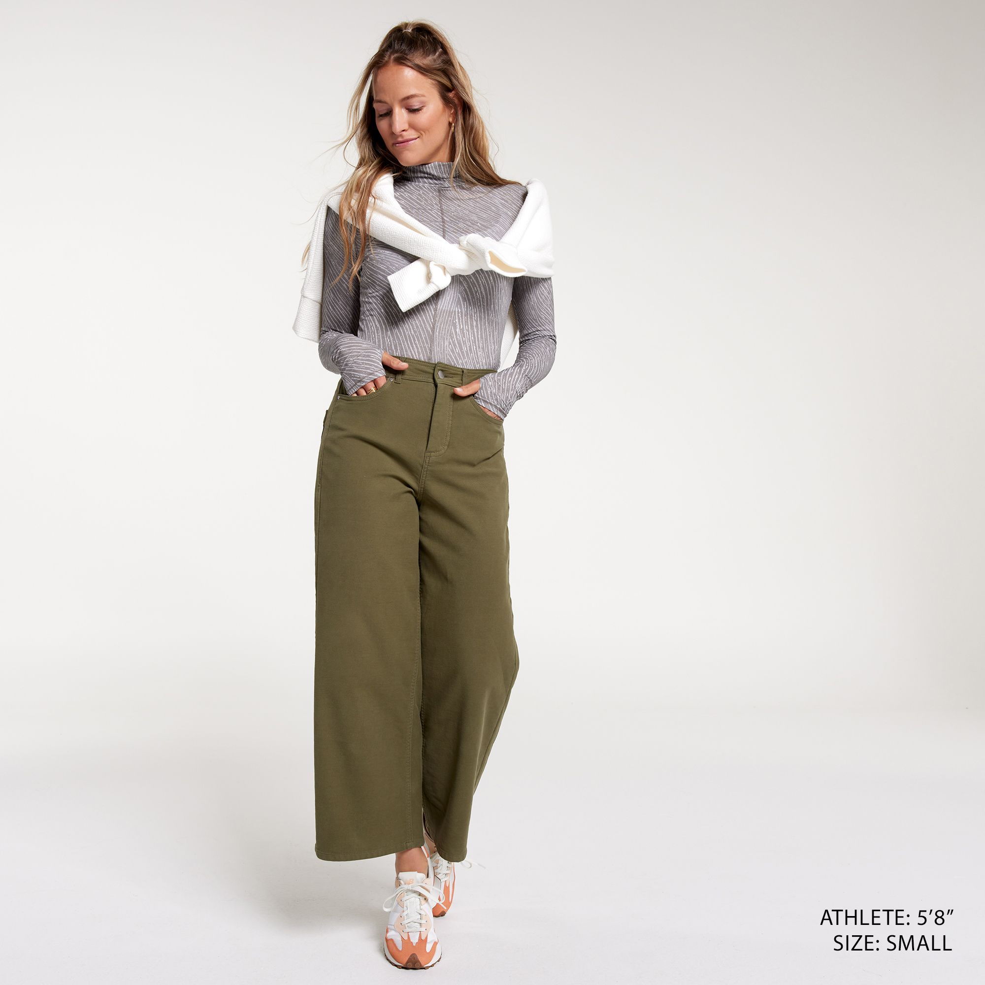 CALIA Women's High Rise Kickback Wide Leg Pant product image