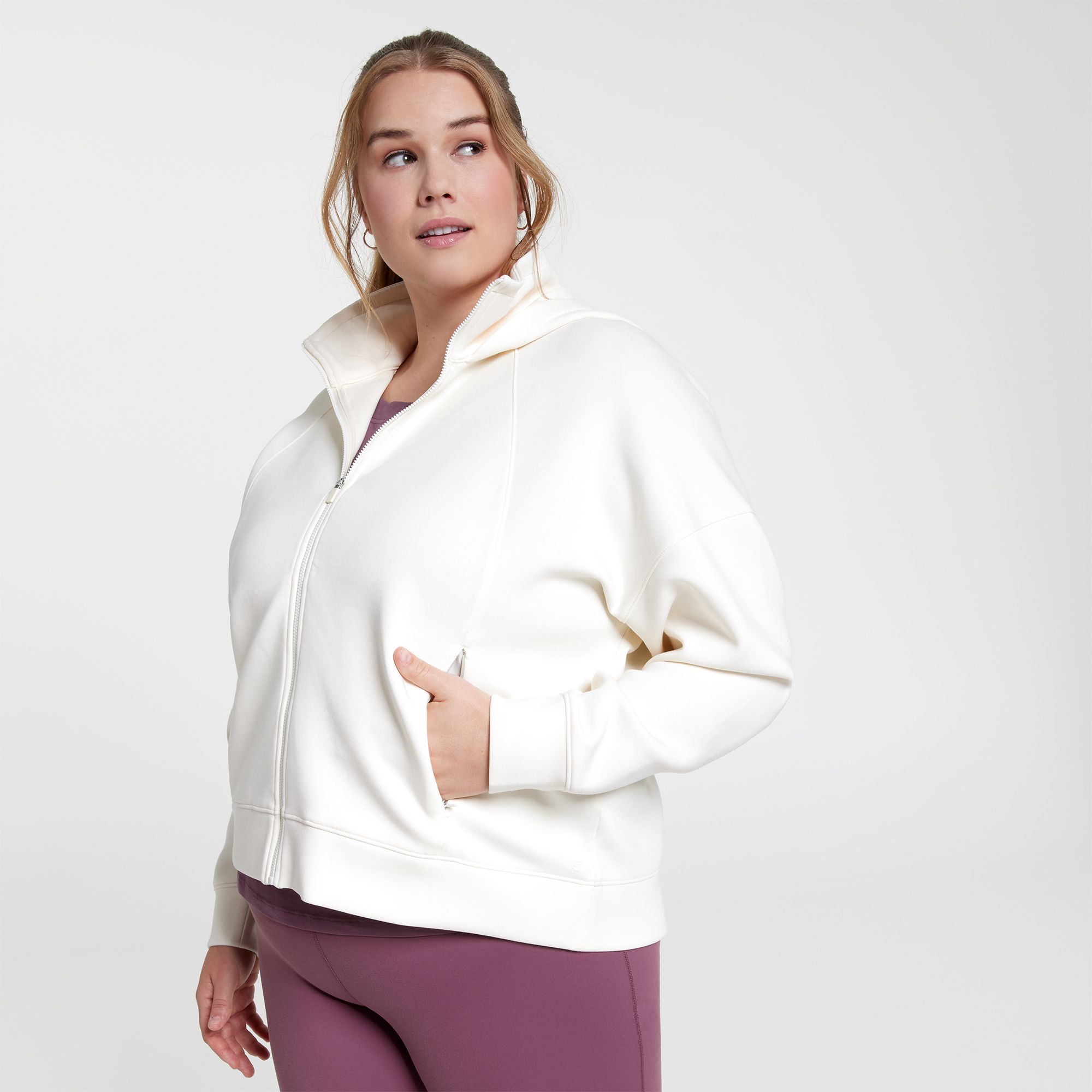 CALIA Women's Soft Scuba Full-Zip Jacket product image