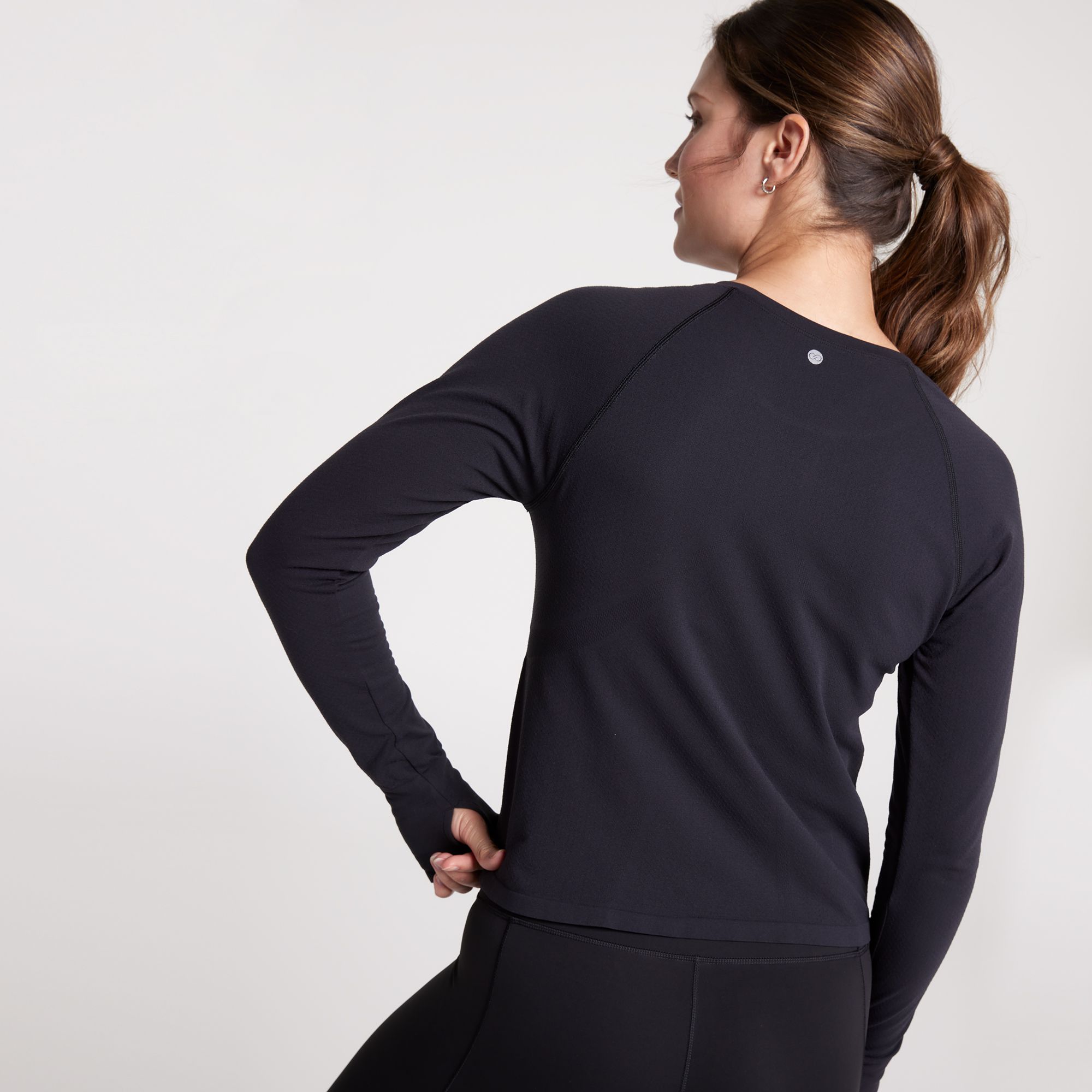 CALIA Women's Seamless Race Length Long Sleeve Tee product image