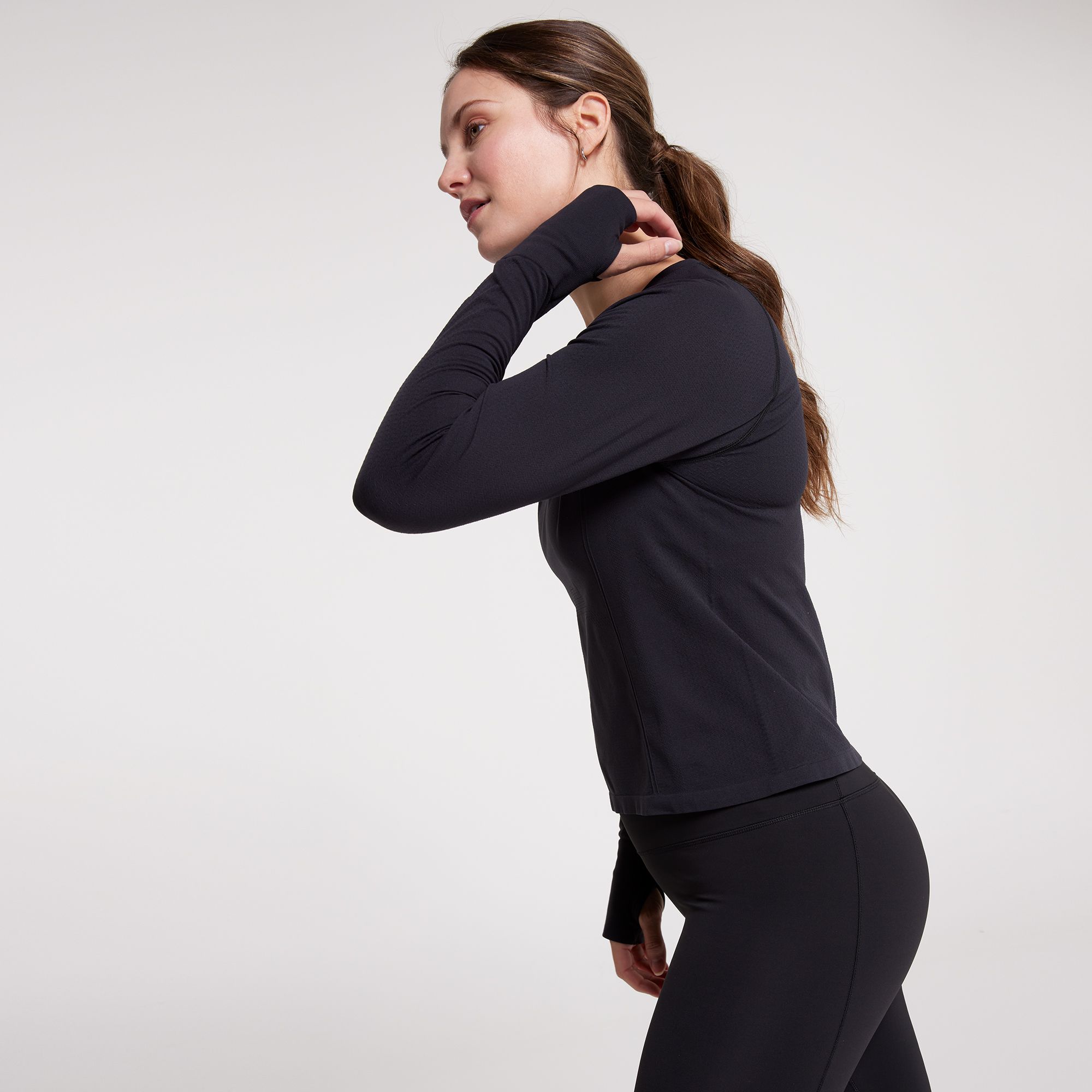 CALIA Women's Seamless Race Length Long Sleeve Tee product image