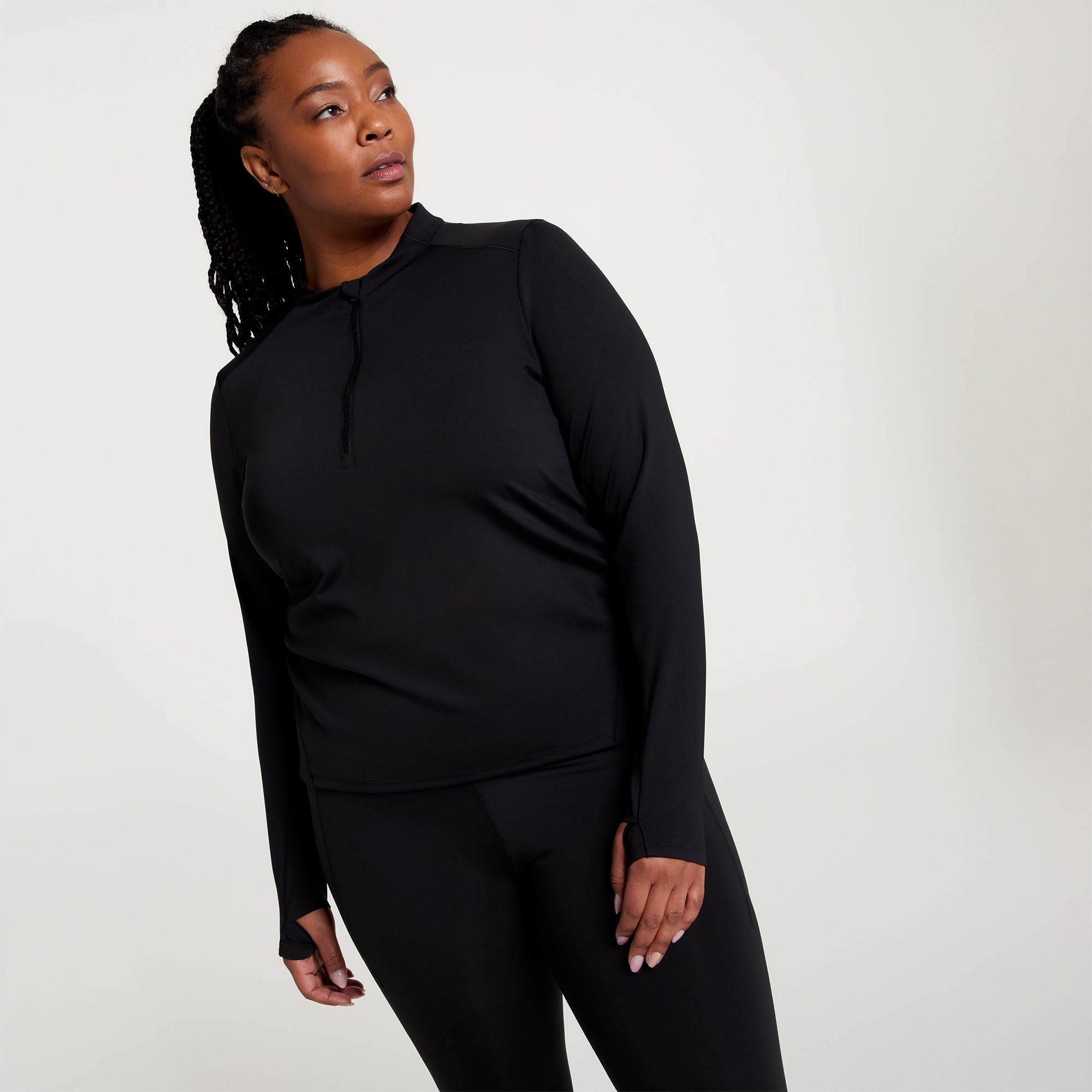 CALIA Women's Run Long Sleeve 1/4 Zip Pullover product image