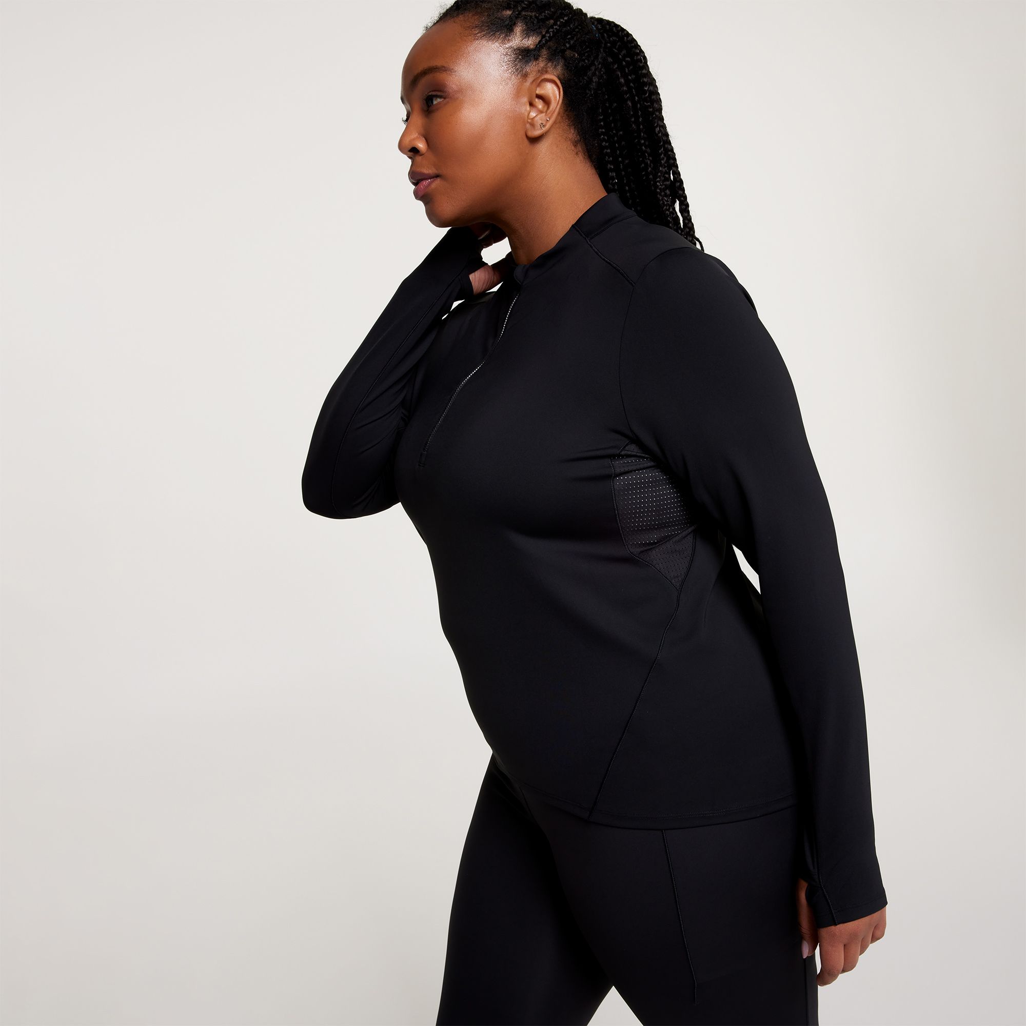 CALIA Women's Run Long Sleeve 1/4 Zip Pullover product image