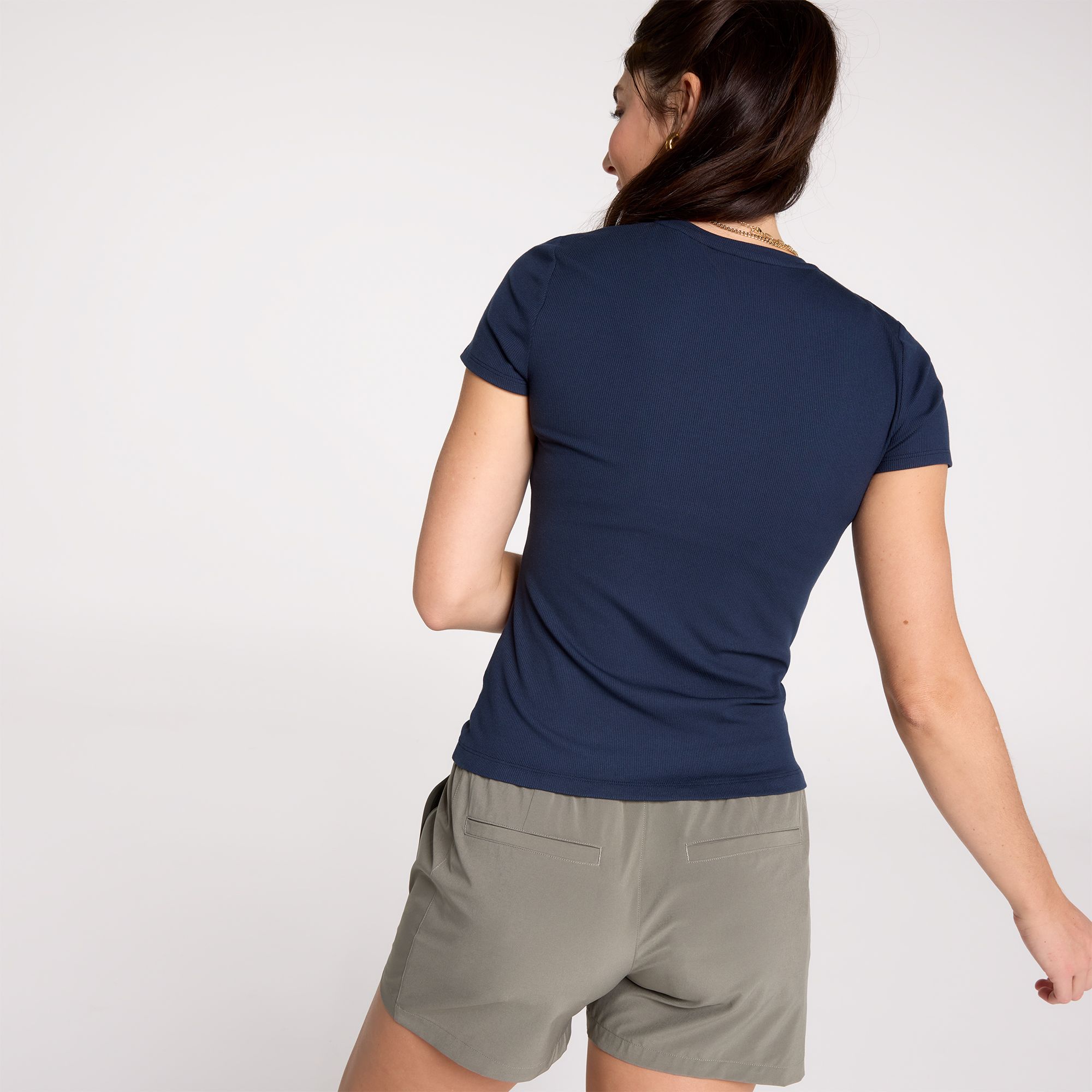 CALIA Women's Everyday Rib Short Sleeve Tee product image