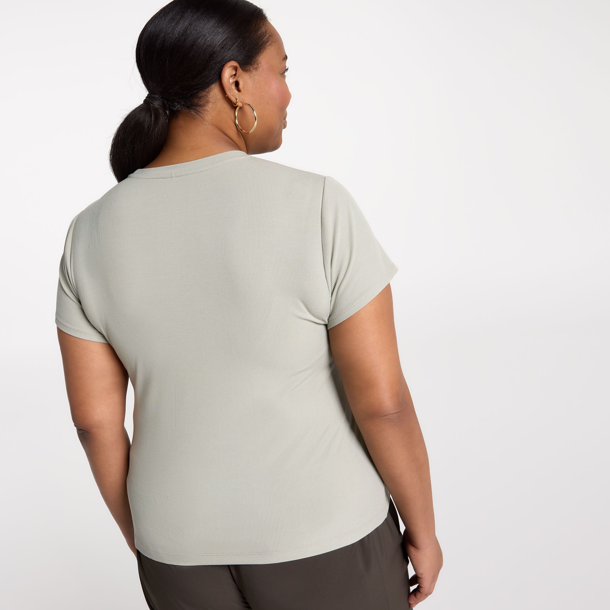 CALIA Women's Everyday Rib Short Sleeve Tee product image