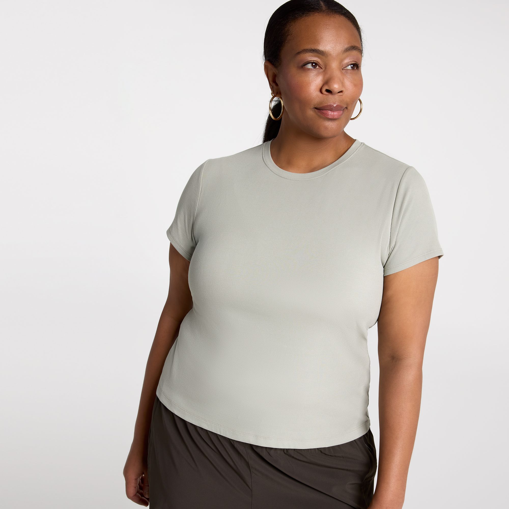 CALIA Women's Everyday Rib Short Sleeve Tee product image