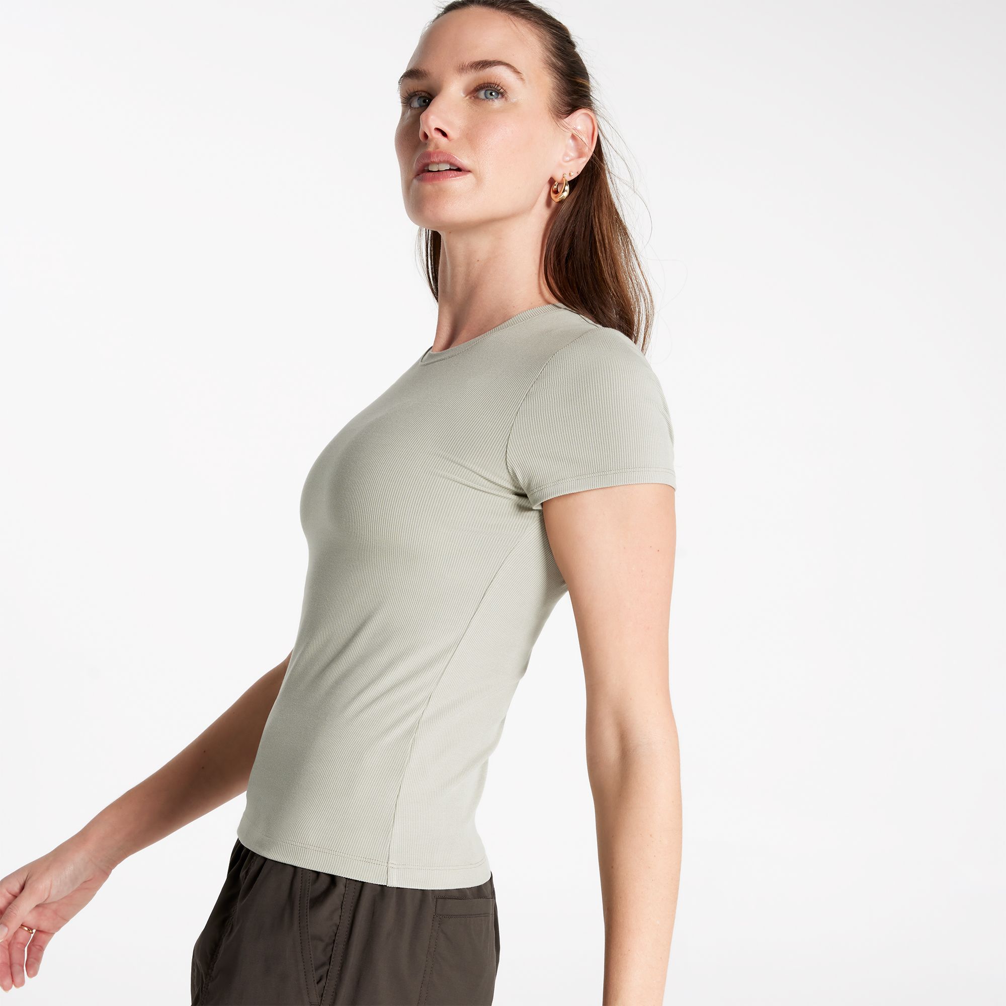 CALIA Women's Everyday Rib Short Sleeve Tee product image