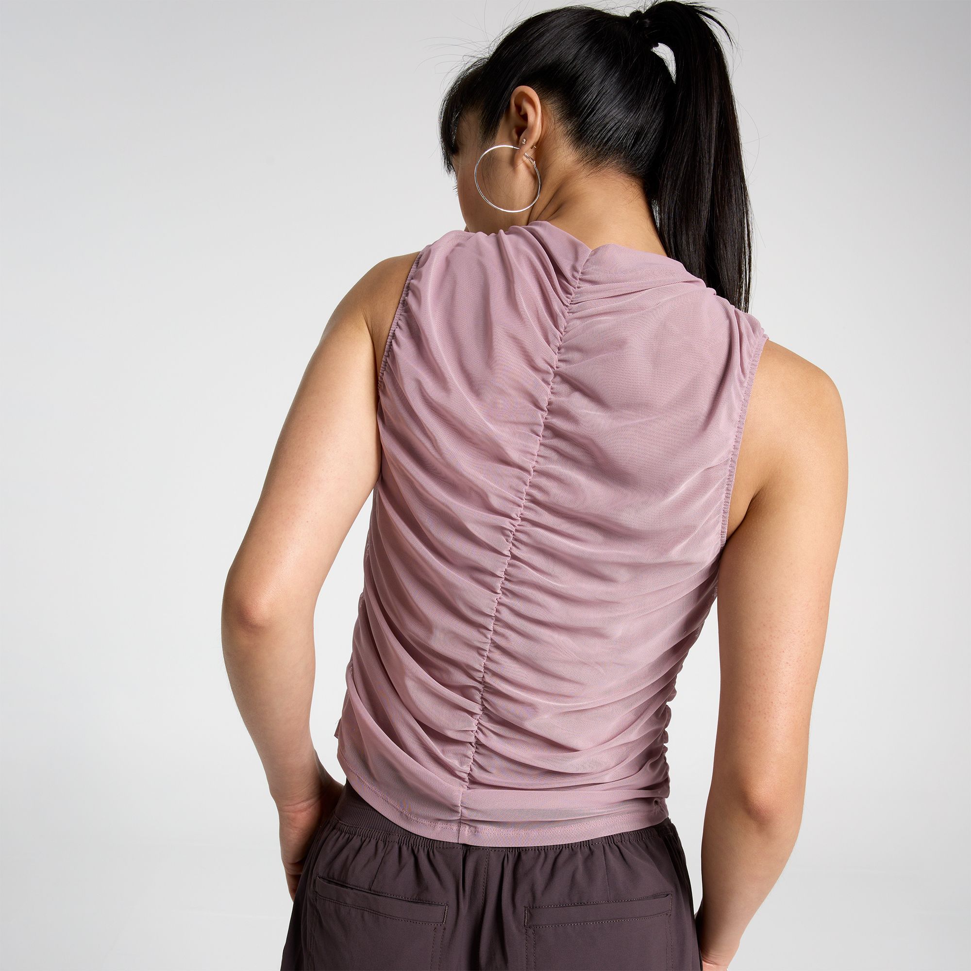 CALIA Women's Ruched Mock Neck Tank product image