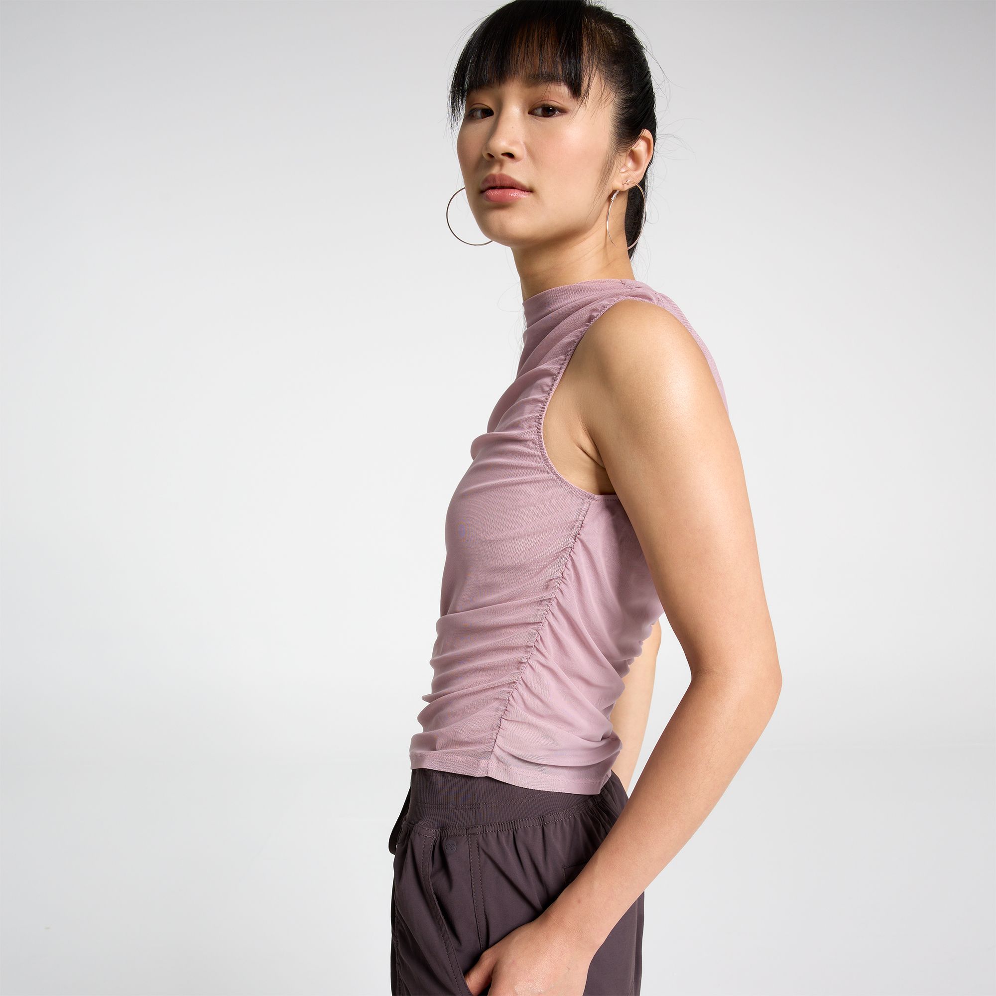 CALIA Women's Ruched Mock Neck Tank product image