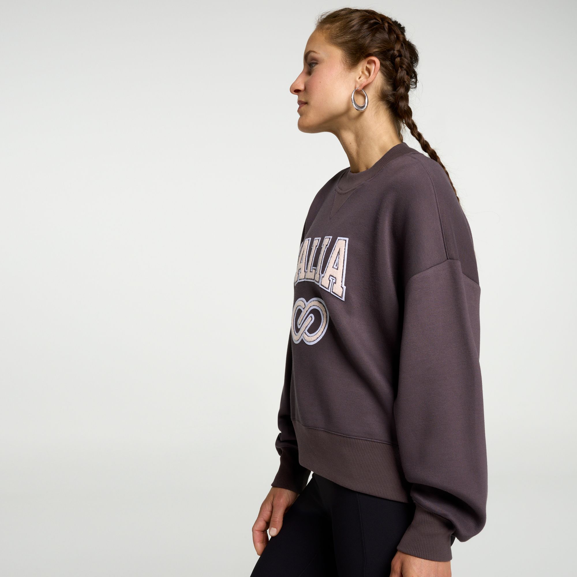 CALIA Women's Pique Scuba Logo Crewneck product image