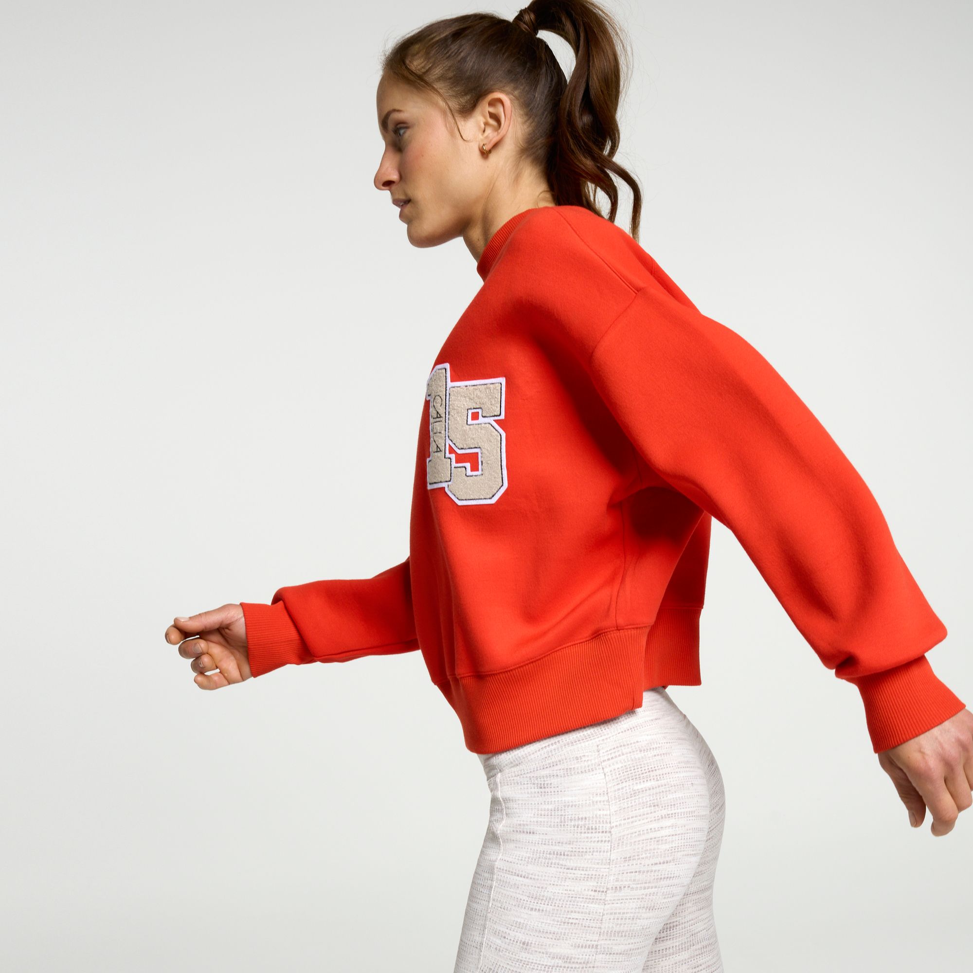 CALIA Women's Pique Scuba Logo Crewneck product image