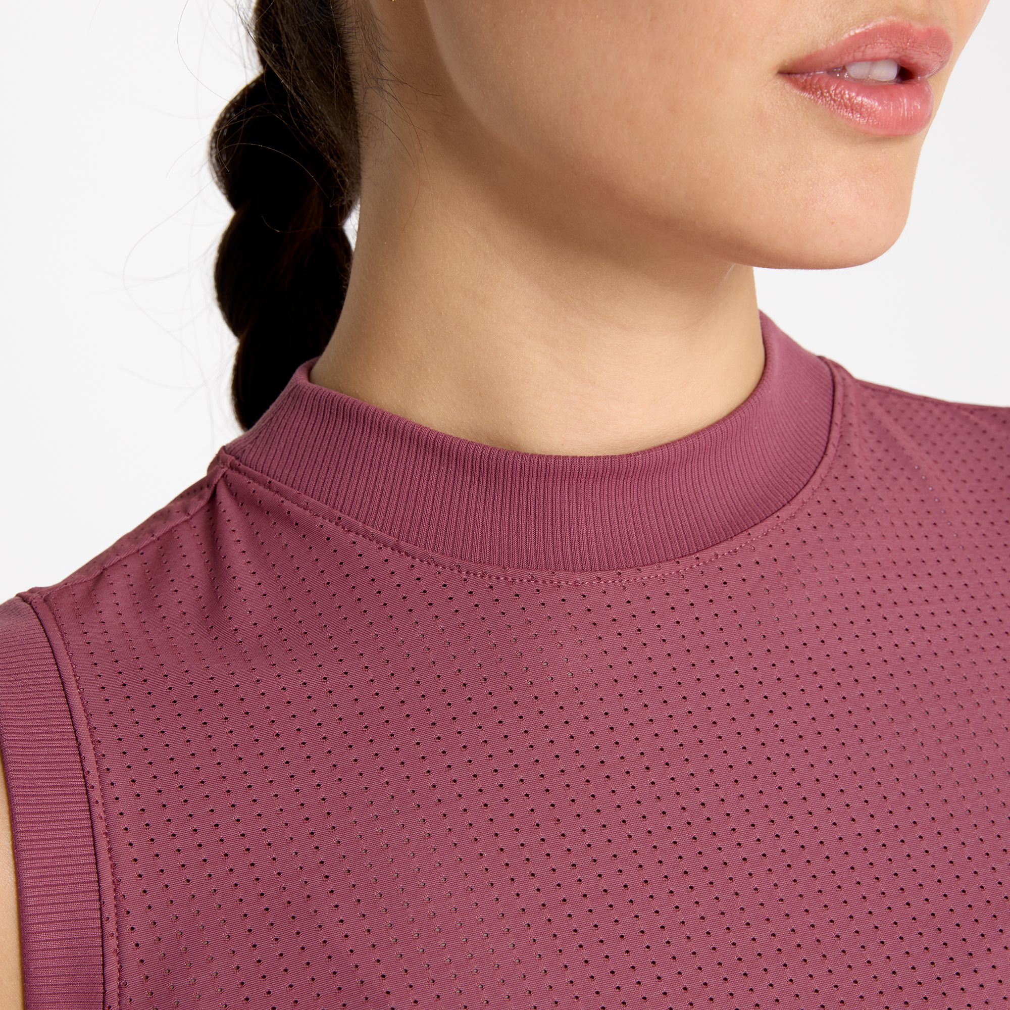 CALIA Women's Open Mesh Mock Neck Tank product image