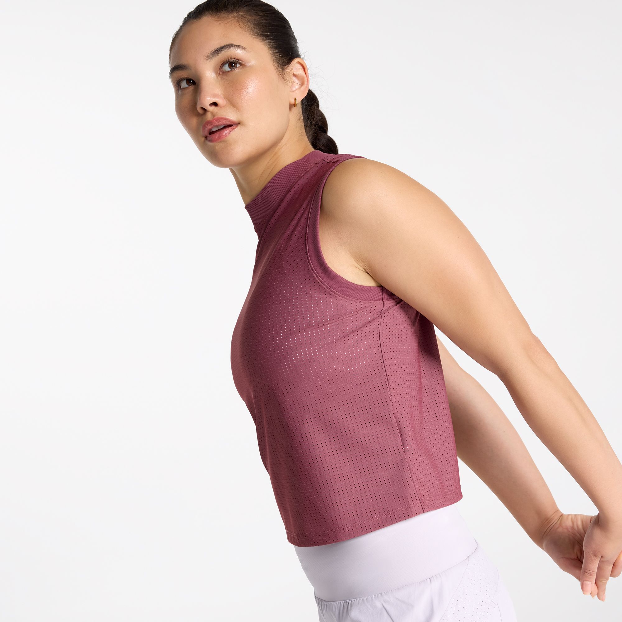 CALIA Women's Open Mesh Mock Neck Tank product image