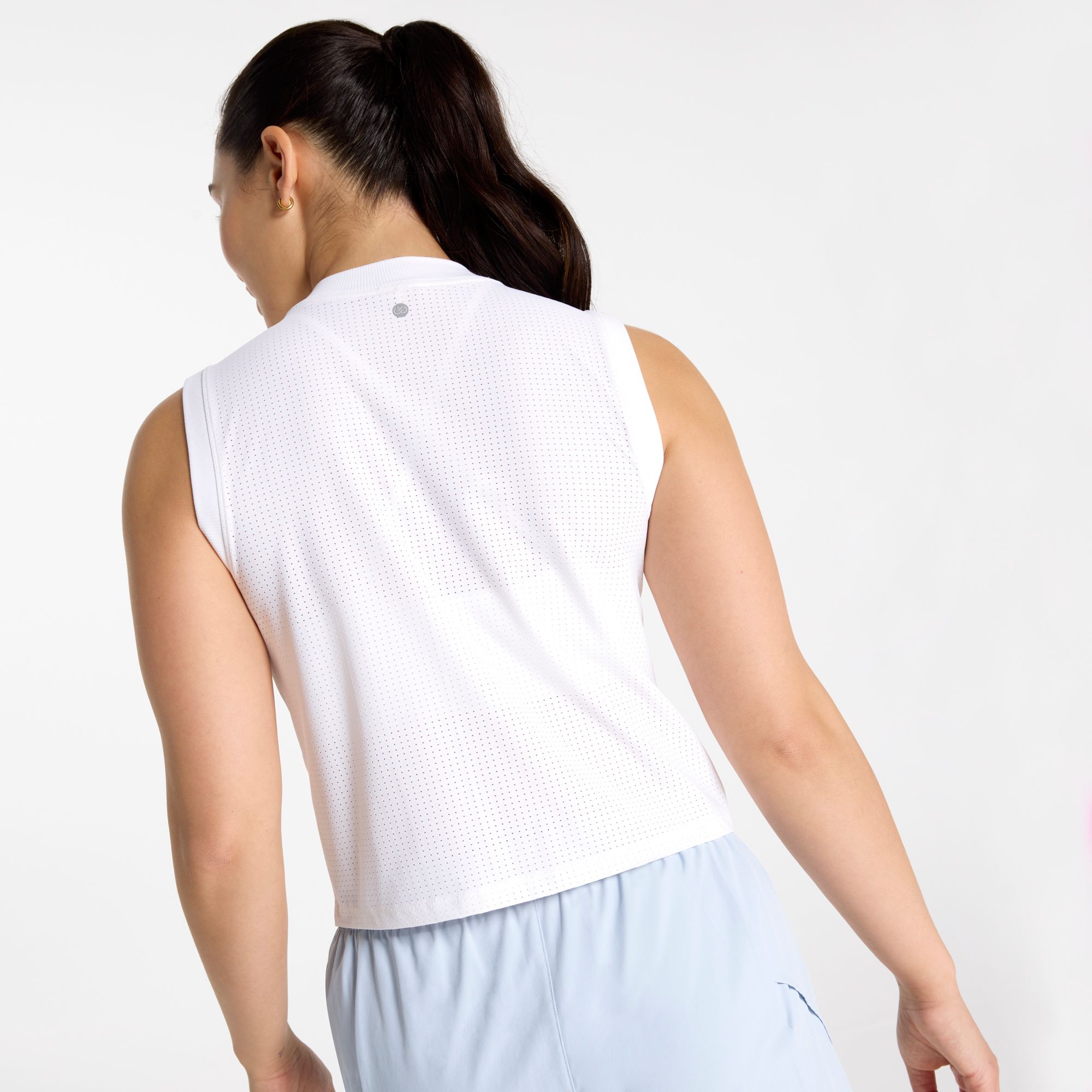 CALIA Women's Open Mesh Mock Neck Tank product image