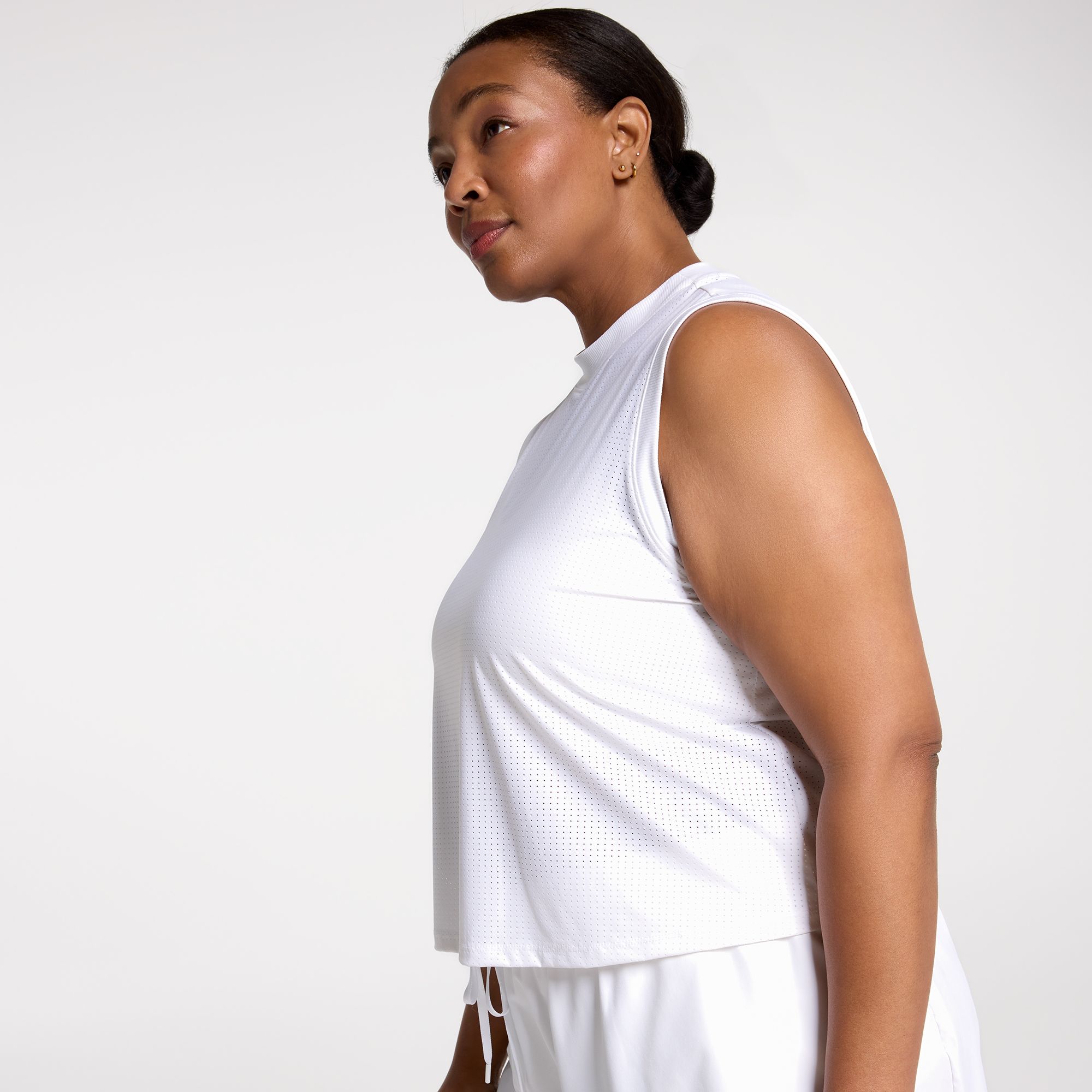 CALIA Women's Open Mesh Mock Neck Tank product image