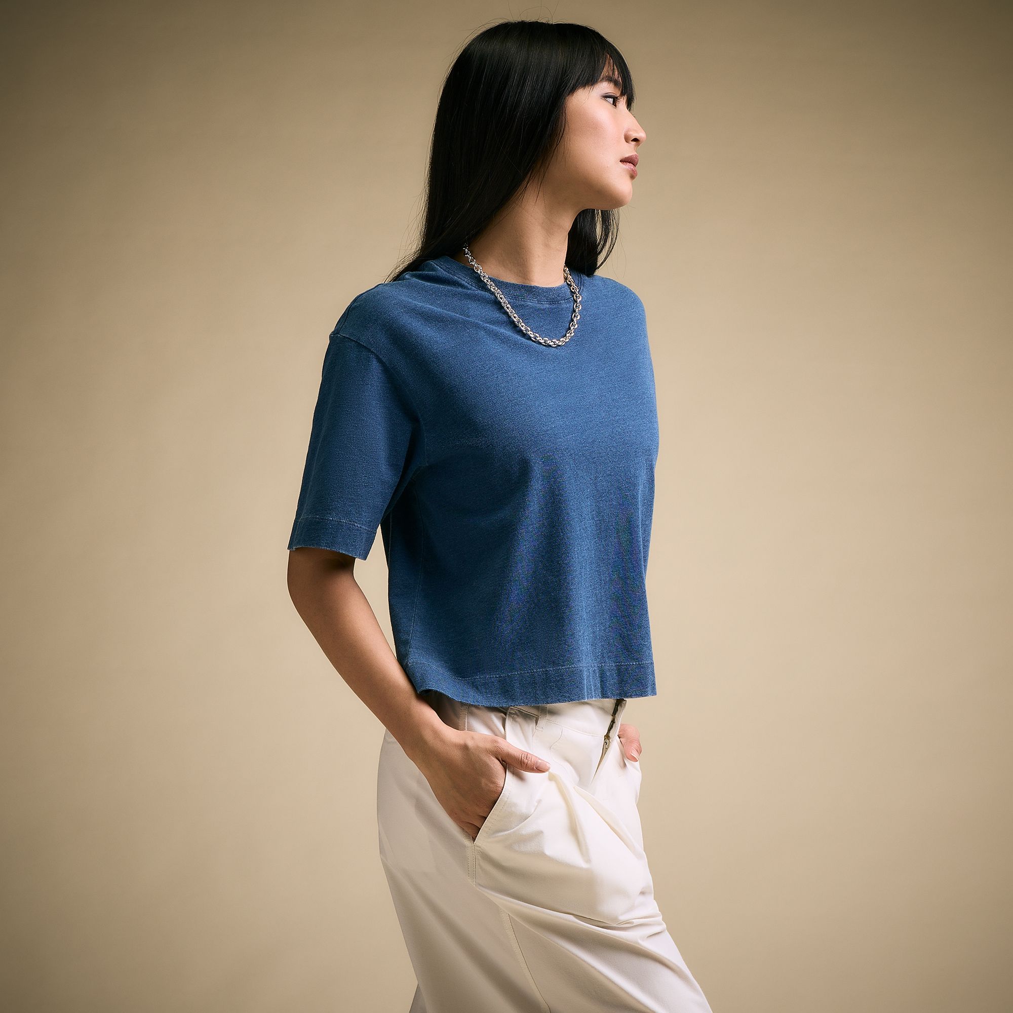 CALIA Women's Everyday Slub Boxy Crew product image