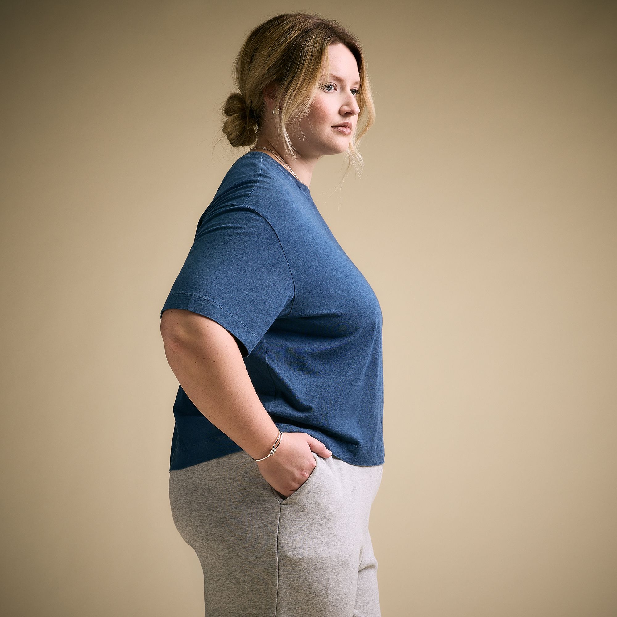 CALIA Women's Everyday Slub Boxy Crew product image