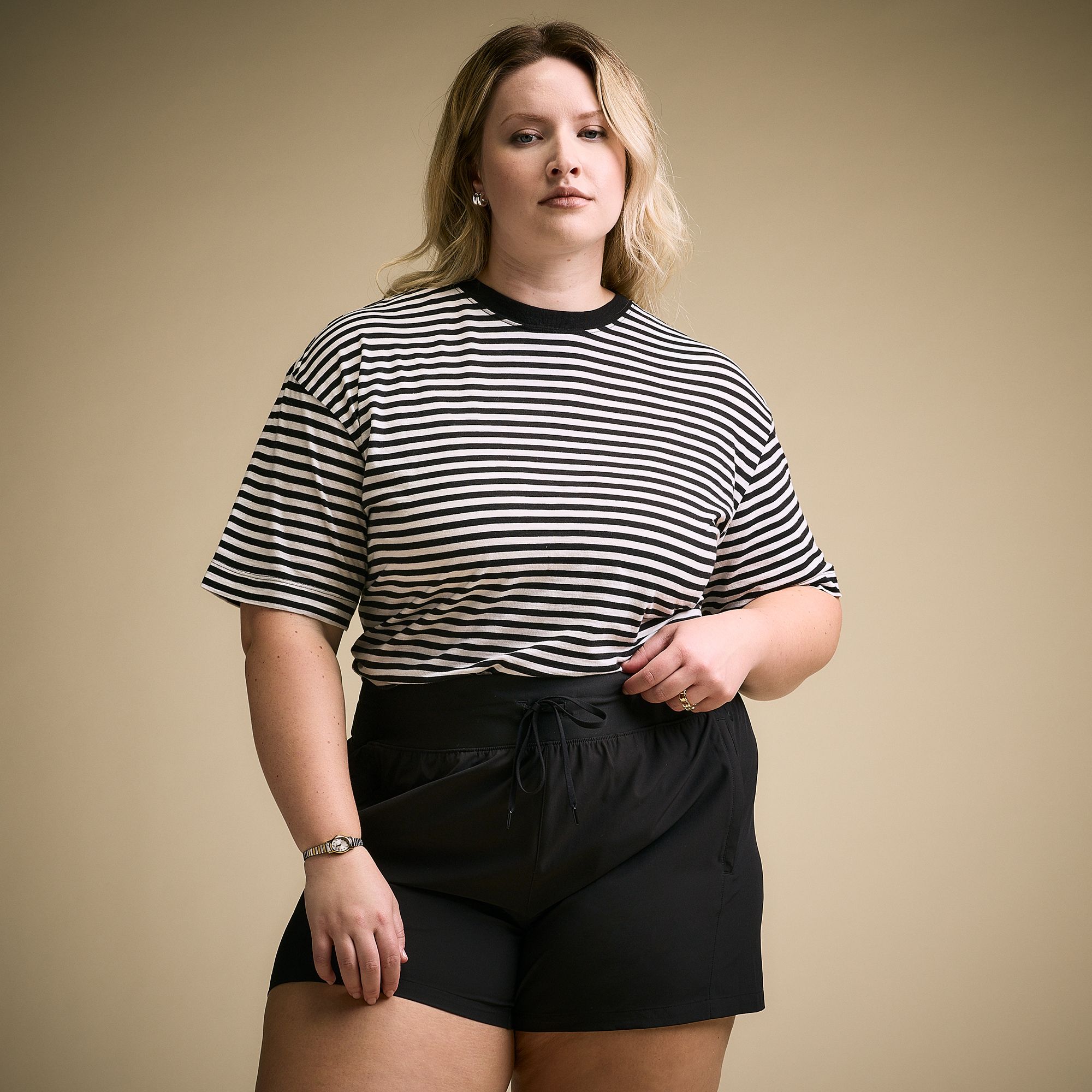 CALIA Women's Everyday Slub Boxy Crew product image