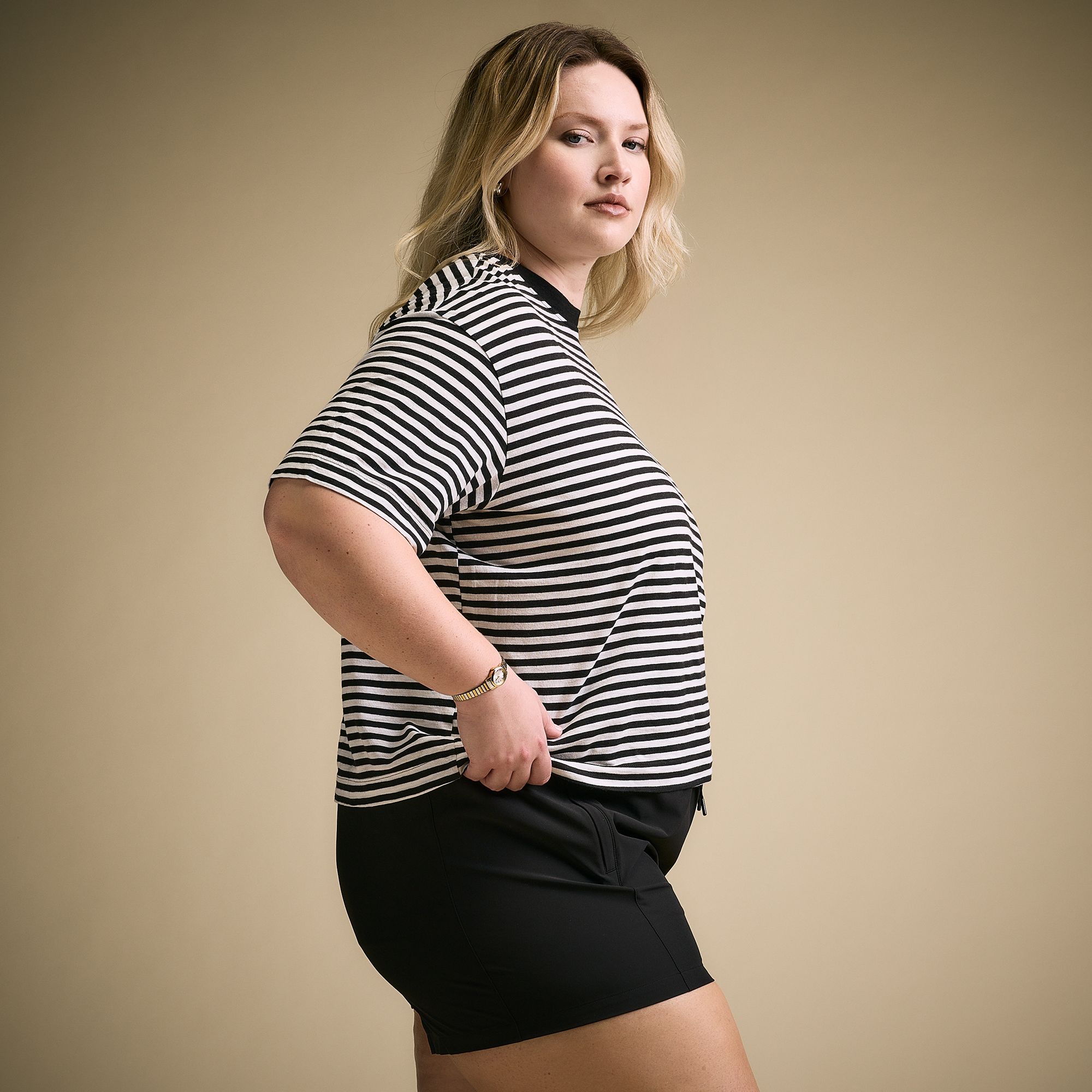 CALIA Women's Everyday Slub Boxy Crew product image